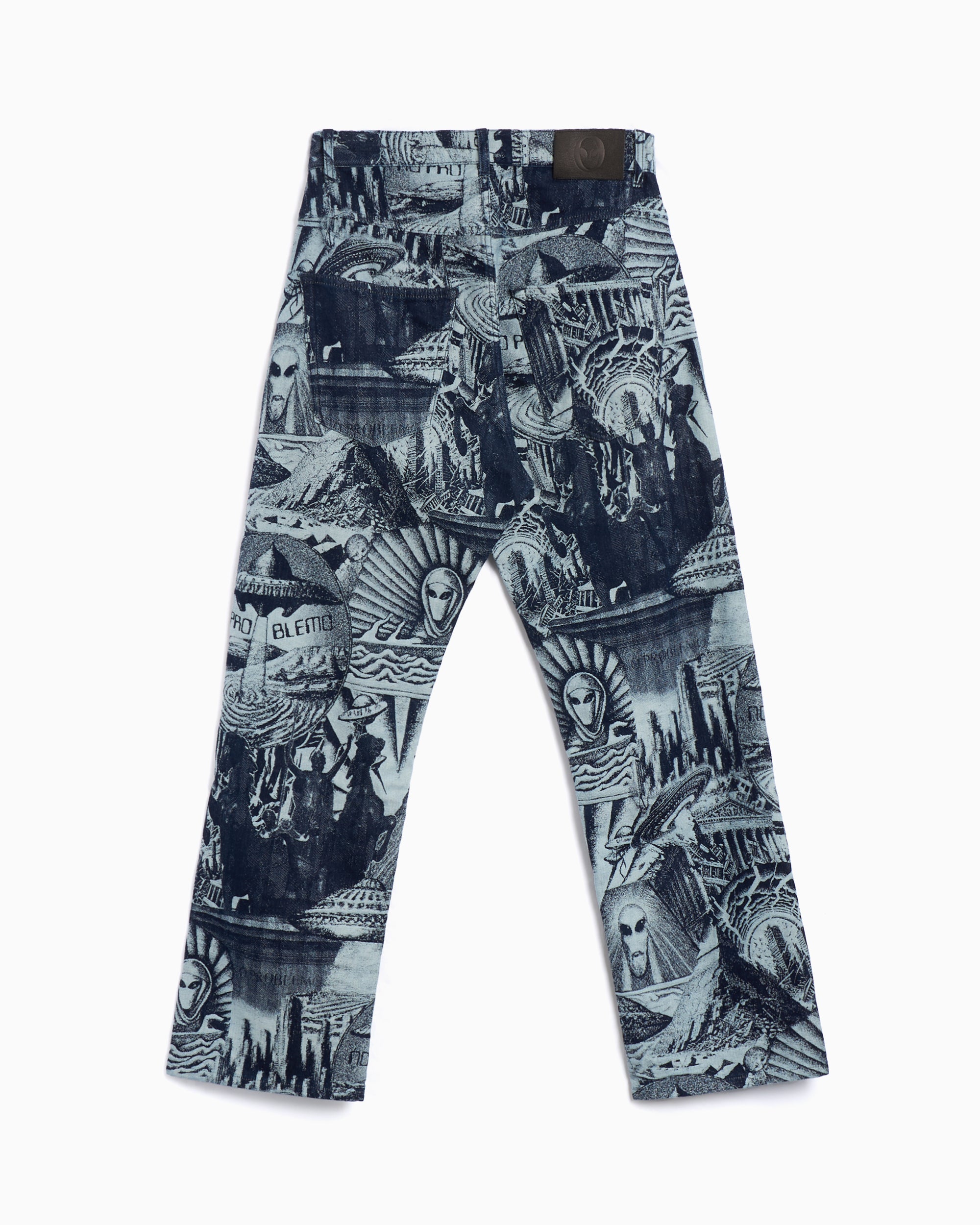 Pants No Problemo Apocalypse Jacquard Men's Baggy Pants Relaxed Men's Baggy Pants - NP3020203-BLU