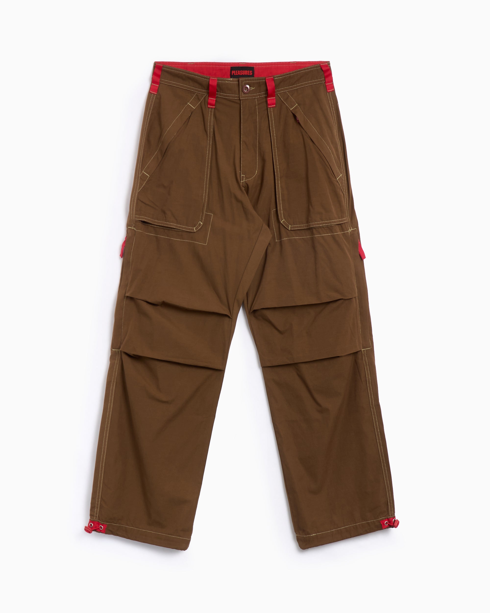 Pants Pleasures Public Utility Men's Pants Men's Carpenter Pants - P24W011-BROWN