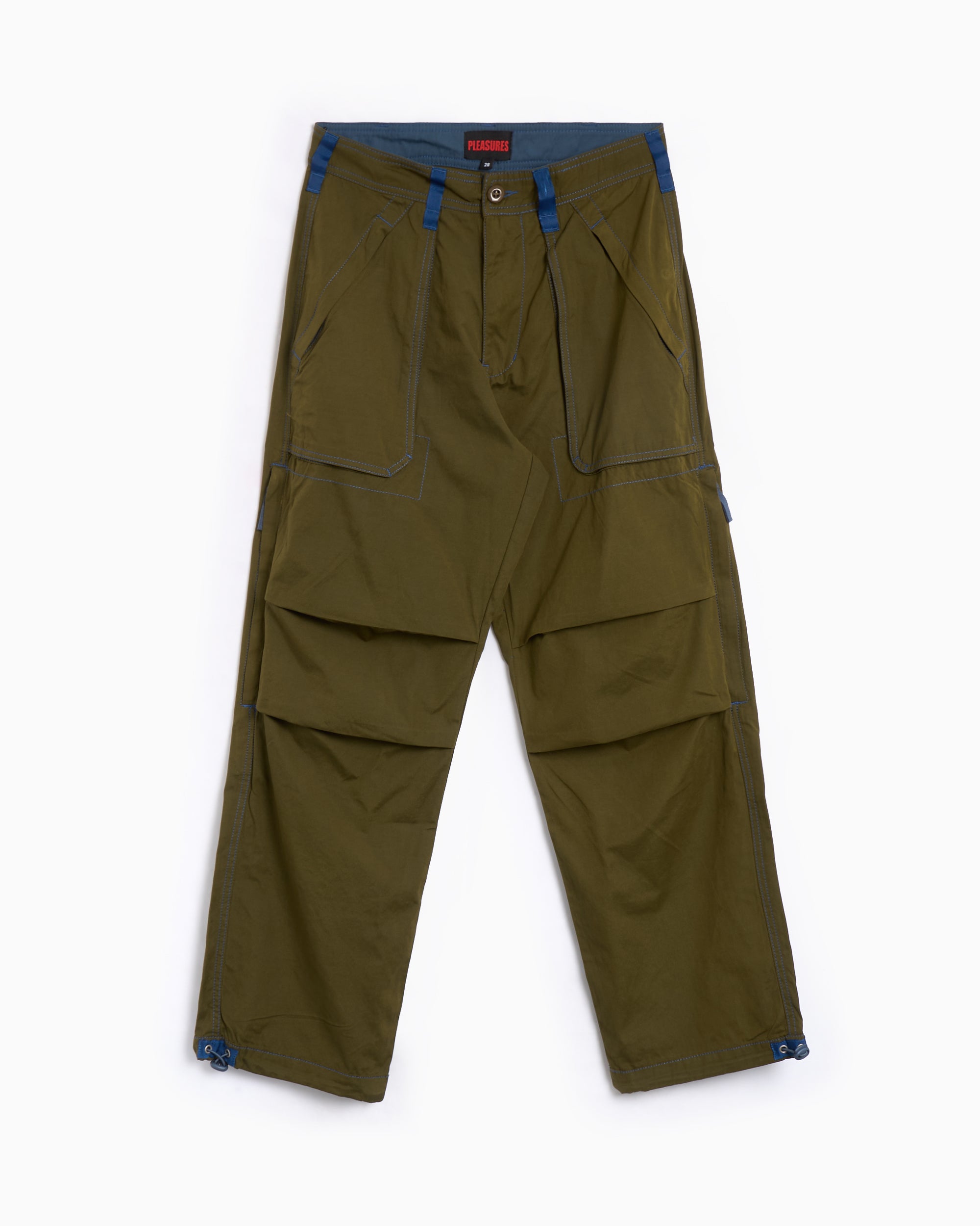 Pants Pleasures Public Utility Men's Pants Men's Carpenter Pants - P24W011-OLIVE