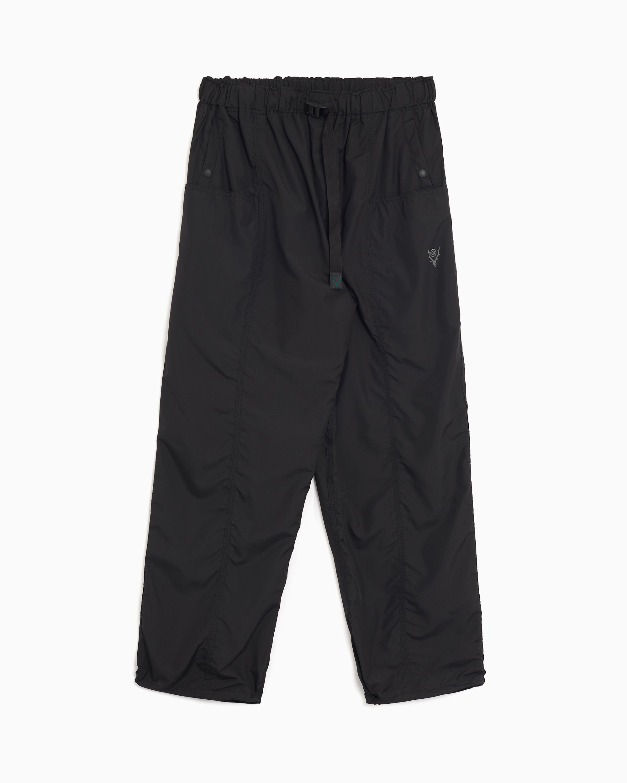 Pants South2 West8 Belted C.S. Relaxed Men's Track Pants - QV567-D-Black