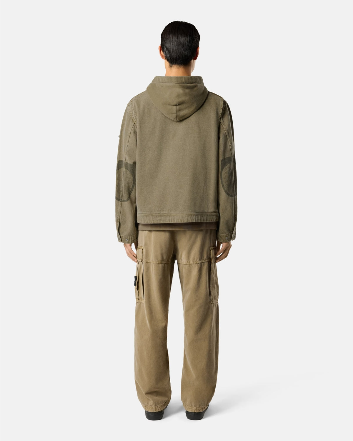 Pants Stone Island Panama Cotton Men's Cargo Pants - L2S153100038-V005G