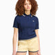 adidas Originals Cable Knit Cali Slim met logo Polo voor dames