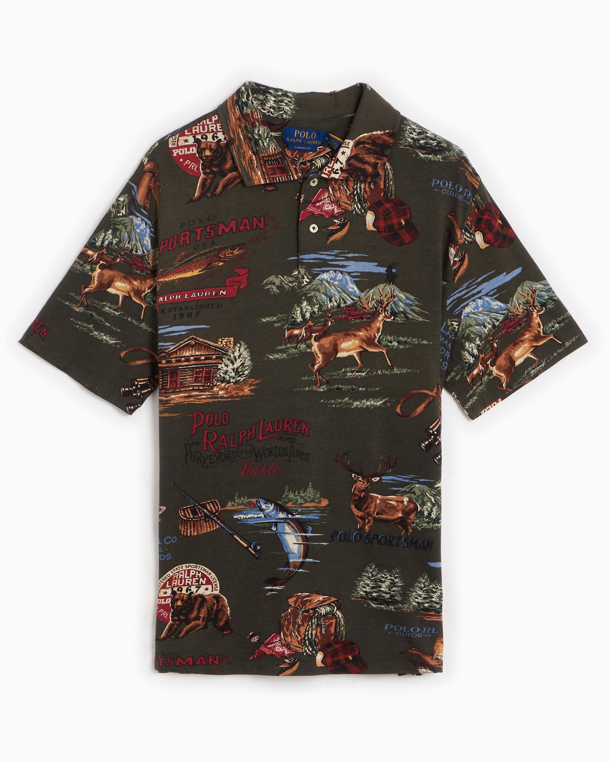 Polo shirts Polo Ralph Lauren Gorham Sportsman Graphic Men's Polo Shirt - 710980789001