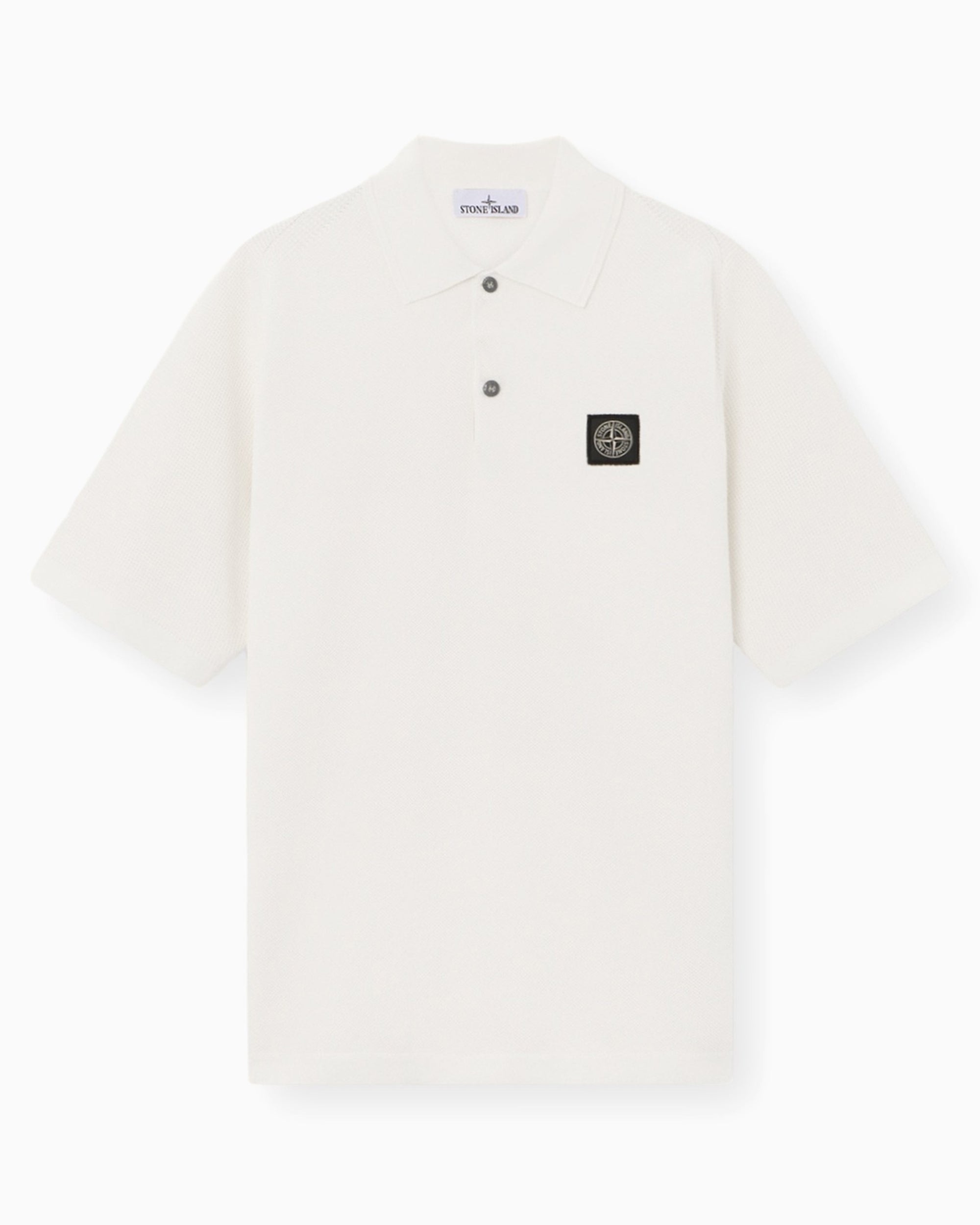 Stone Island Micro Stitch Soft Relaxed met logo Polo voor heren