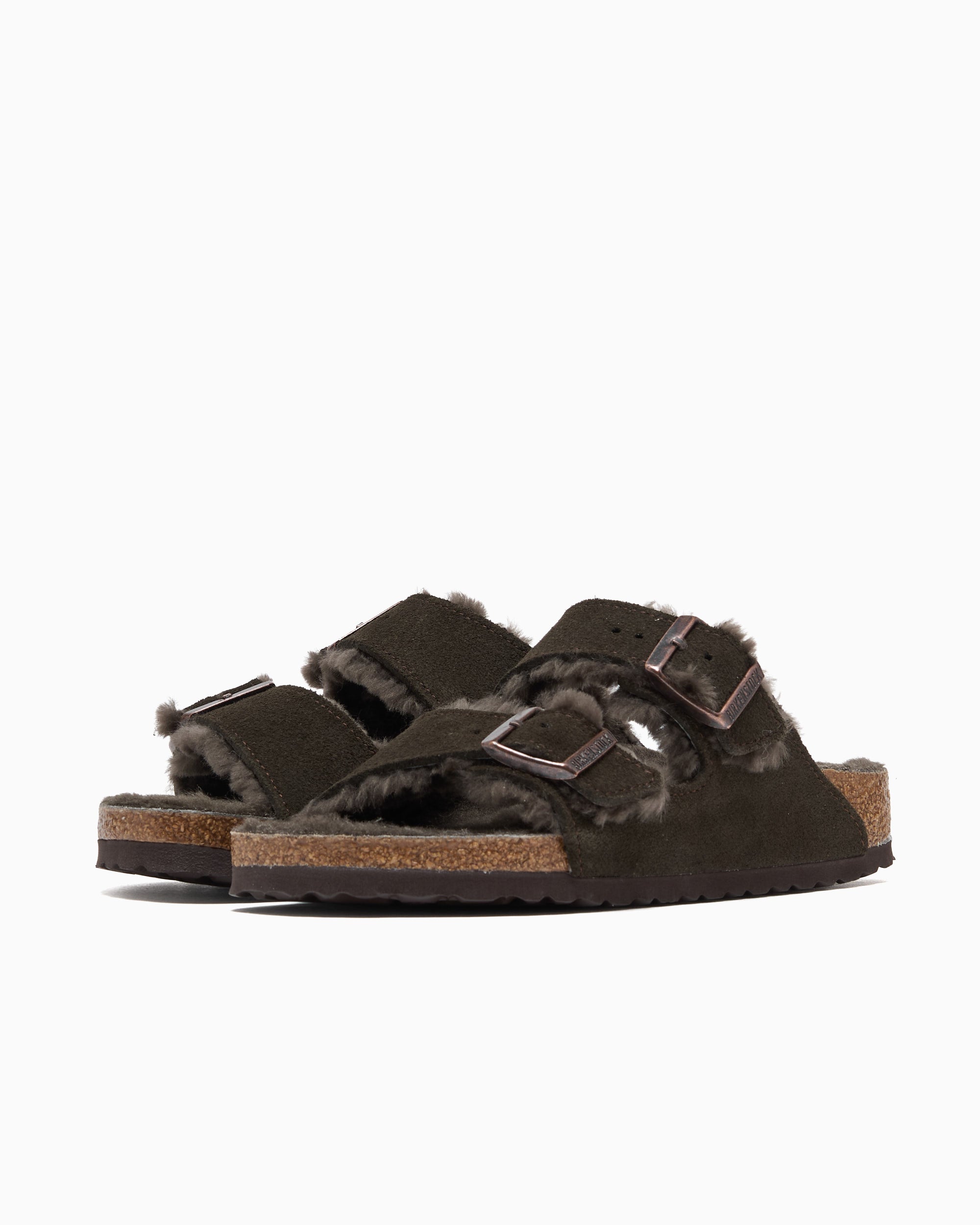 Sandals BIRKENSTOCK Women's Arizona Shearling Suede Narrow - 1020528