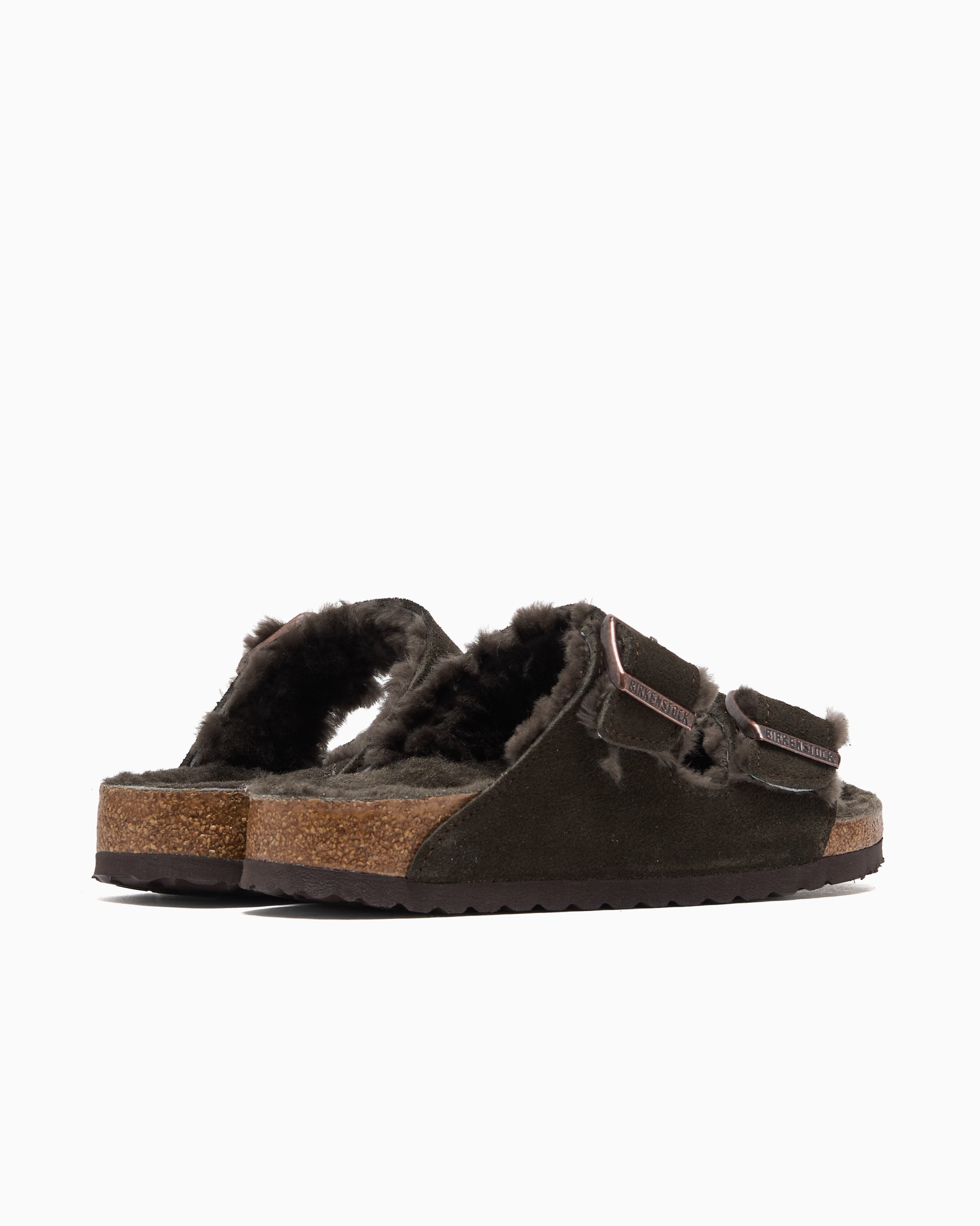 Sandals BIRKENSTOCK Women's Arizona Shearling Suede Narrow - 1020528