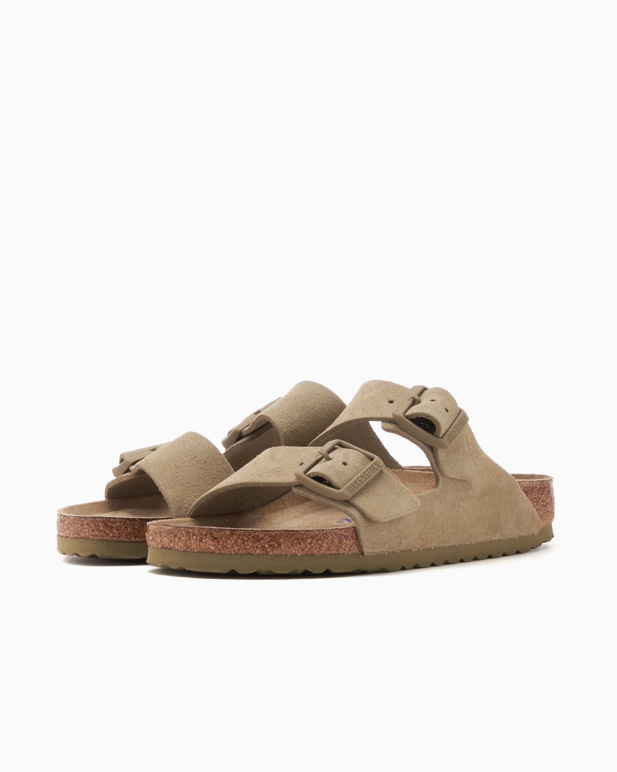 Sandals BIRKENSTOCK Women's Arizona Suede Leather Soft Footbed Narrow - 1019088