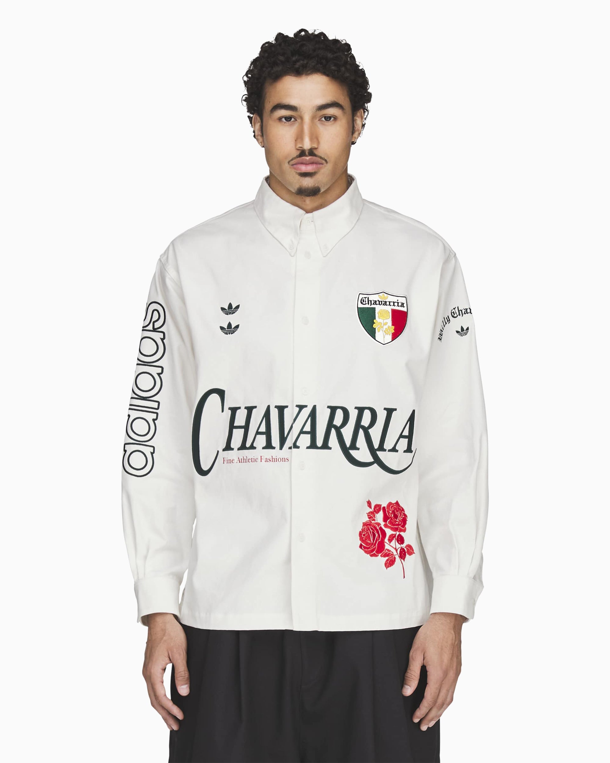 Shirts adidas Originals x Willy Chavarria Logo Relaxed Men's Shirt - KV1980