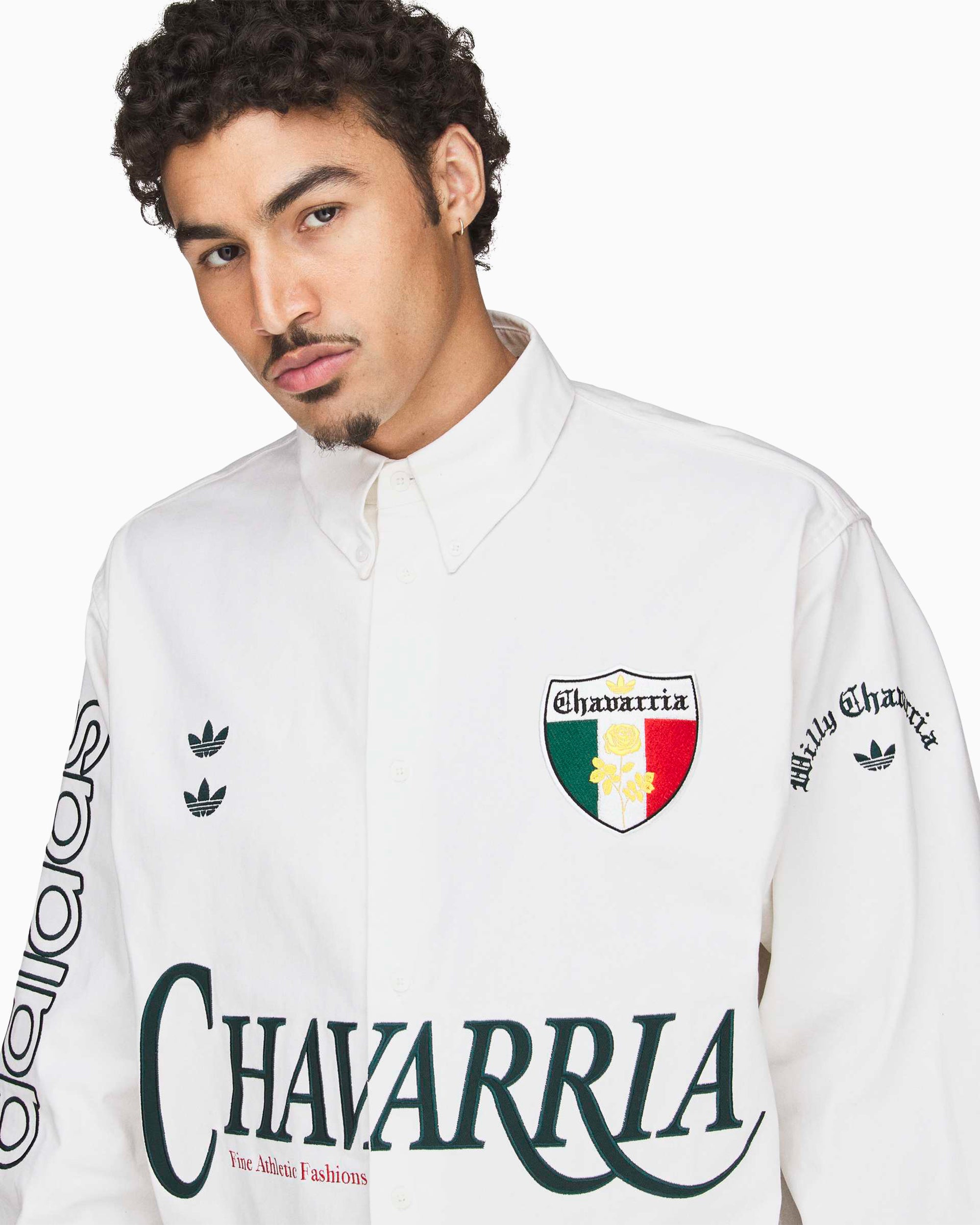 Shirts adidas Originals x Willy Chavarria Logo Relaxed Men's Shirt - KV1980