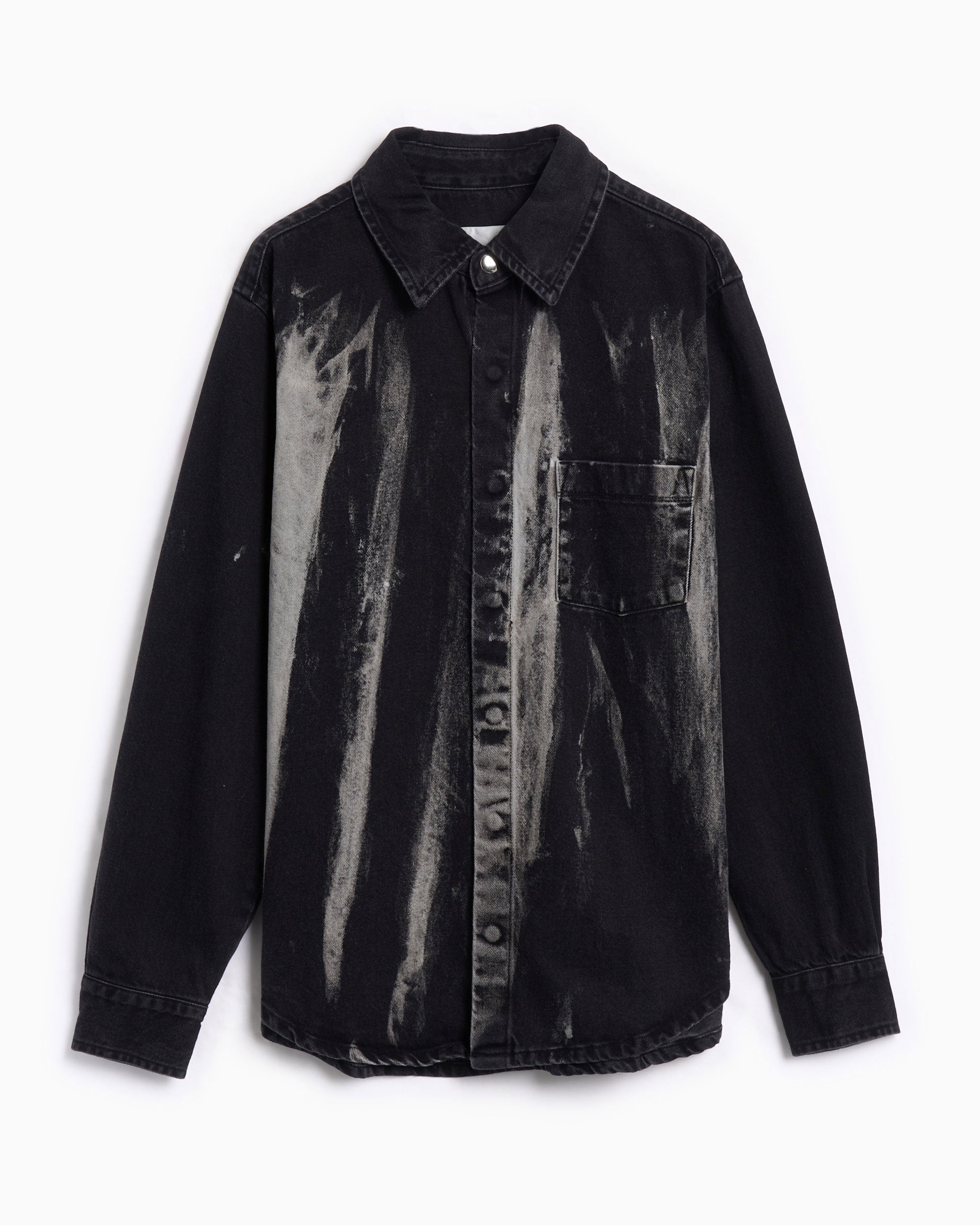 Shirts Arte Antwerp Denim Relaxed Men's Shirt - AW25-029S-Black Denim