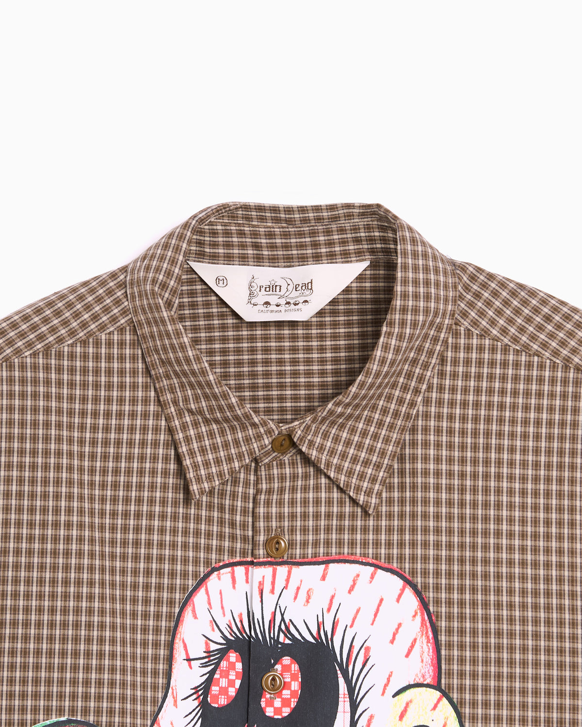Shirts Brain Dead Aki Running Graphic Men's Shirt - F26T24005360