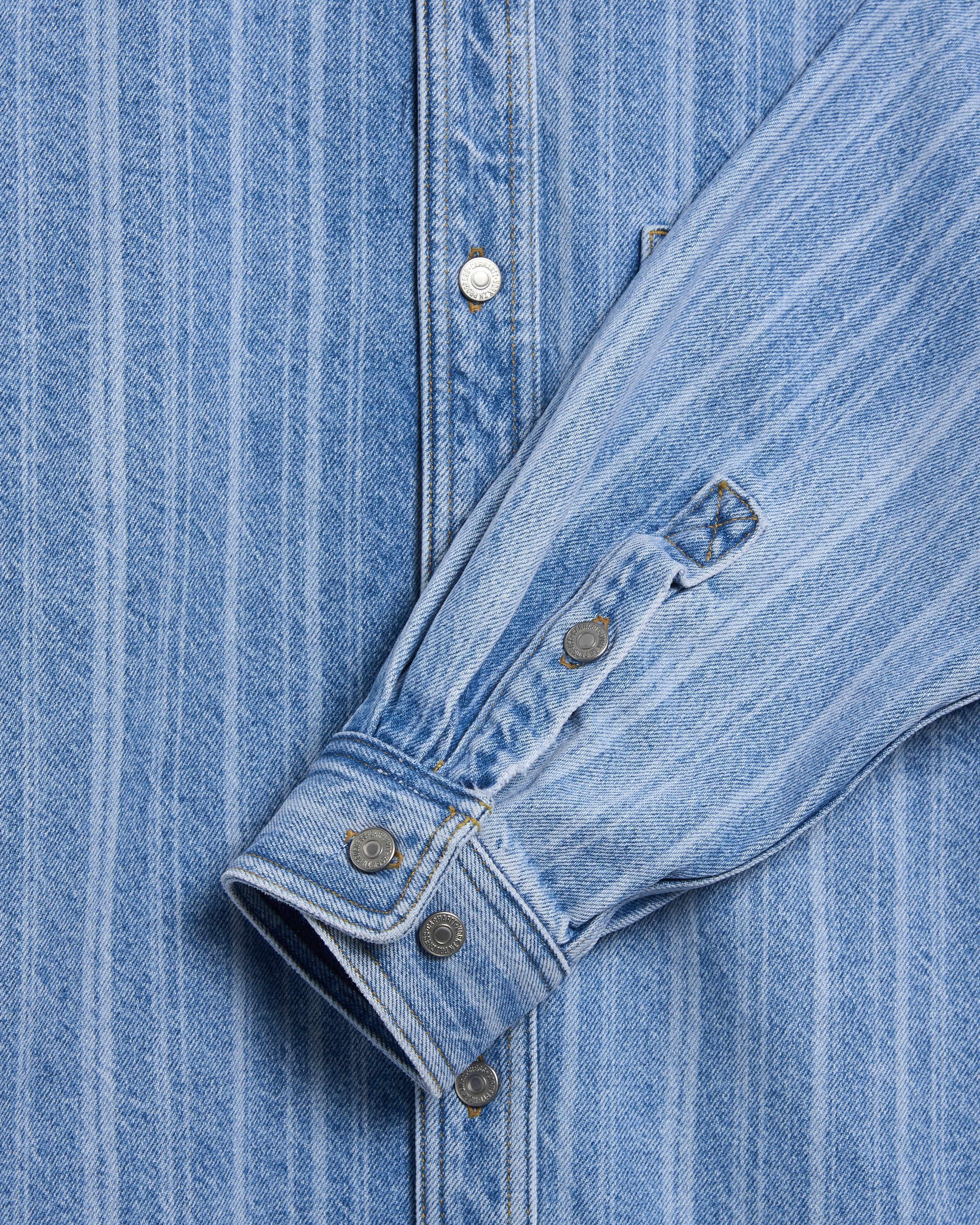 Shirts Carhartt WIP Rylan Striped Denim Men's Shirt - I035567-32H12