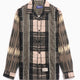 DEVÁ STATES Ikat Men's Long Sleeve Linen Shirt Hemd voor heren