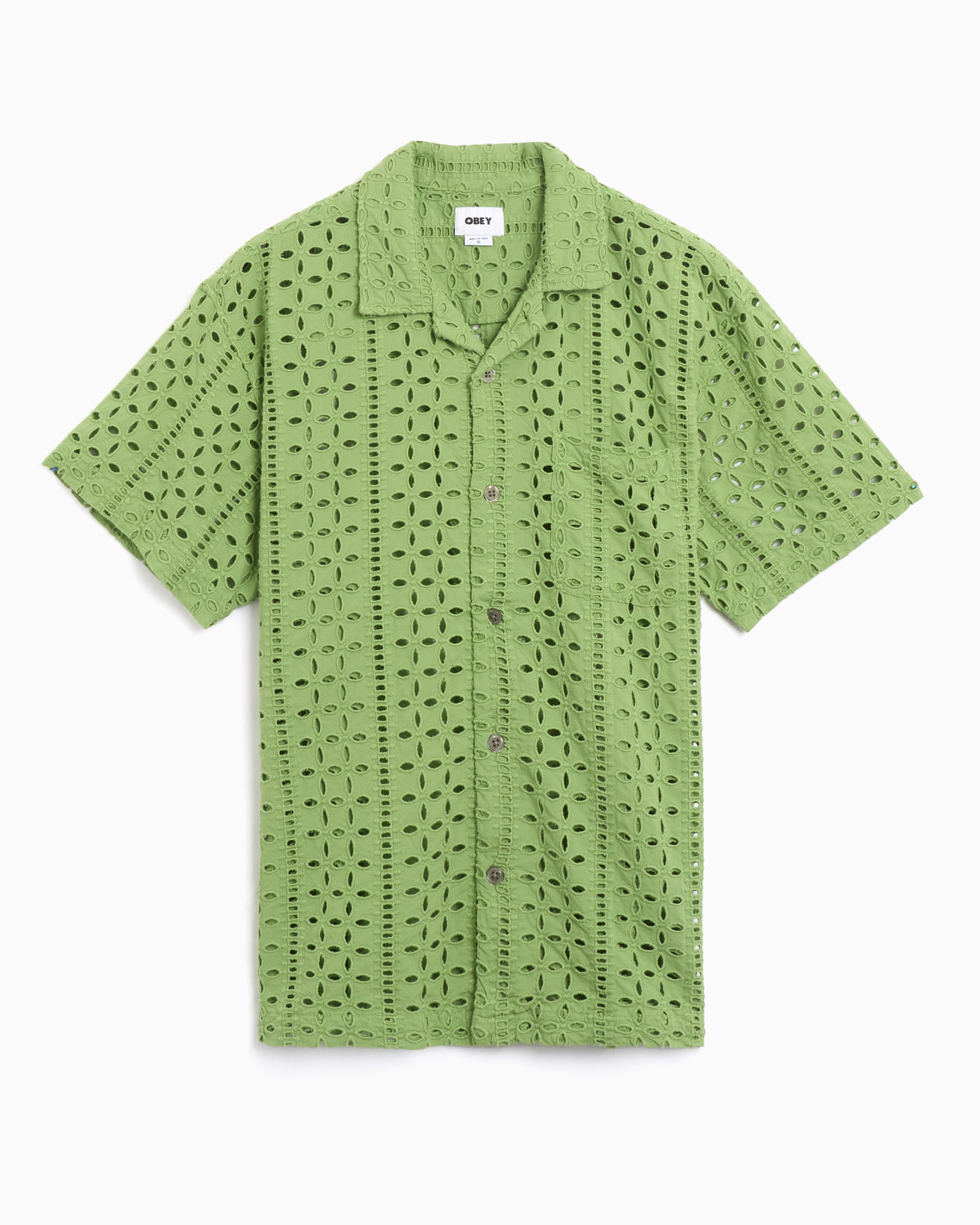 Shirts OBEY Clothing Ayers Men's Woven Shirt Relaxed Men's Shirt - 181210428-PQG
