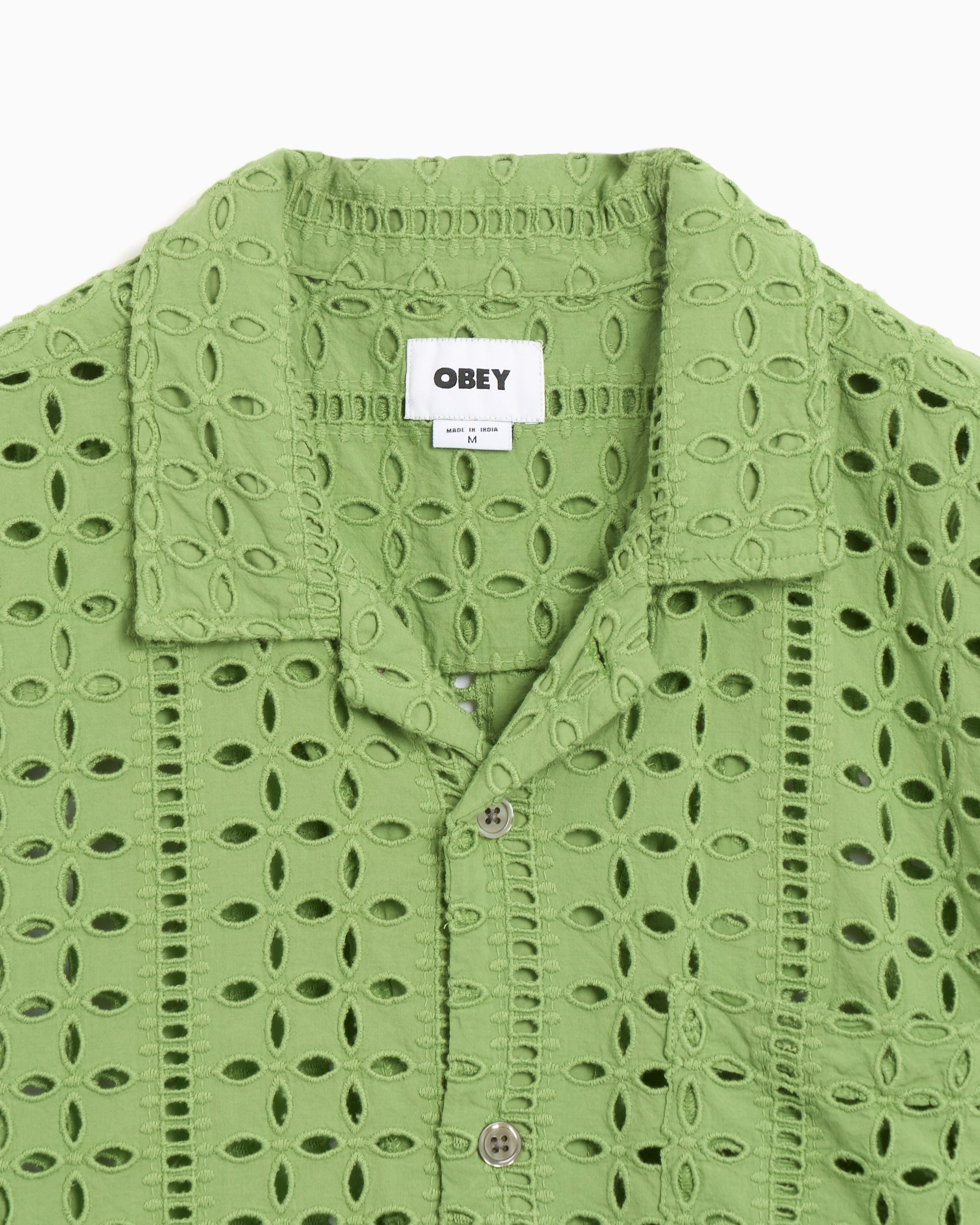 Shirts OBEY Clothing Ayers Men's Woven Shirt Relaxed Men's Shirt - 181210428-PQG