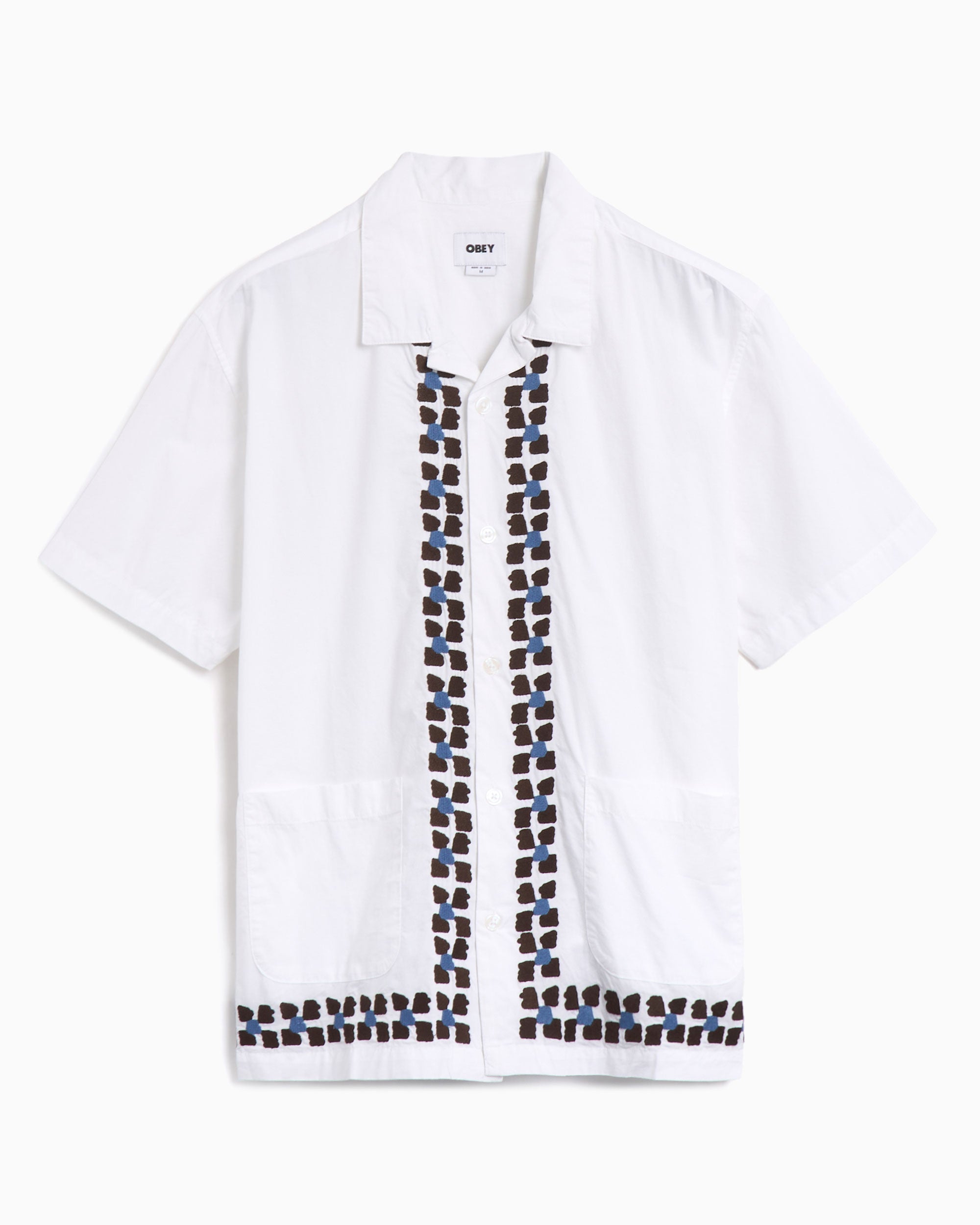 Shirts OBEY Clothing Ruben Men's Woven Shirt Men's Shirt - 181210440-WTM