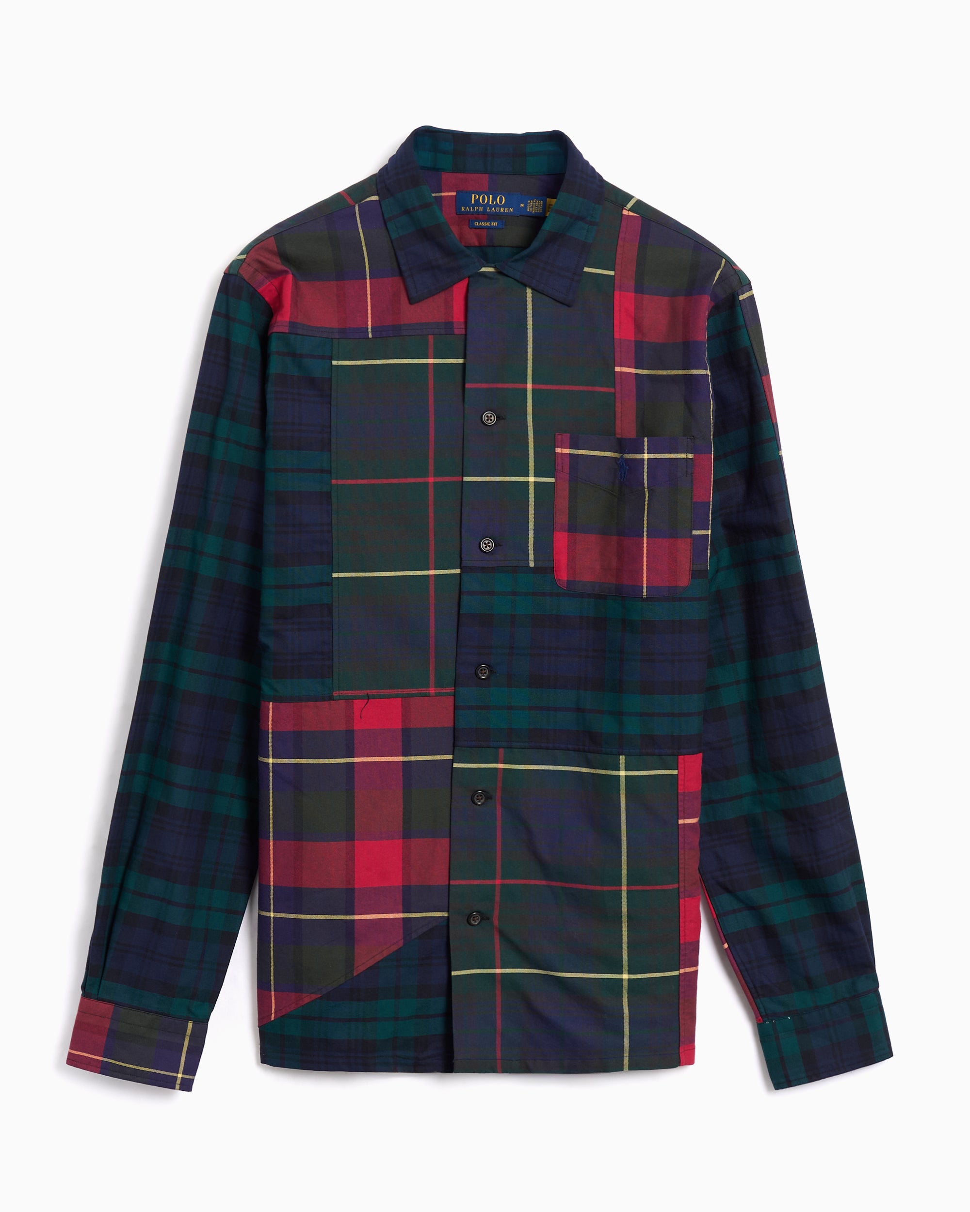 Shirts Polo Ralph Lauren Classic Oxford Plaid Men's Shirt - 710979612001