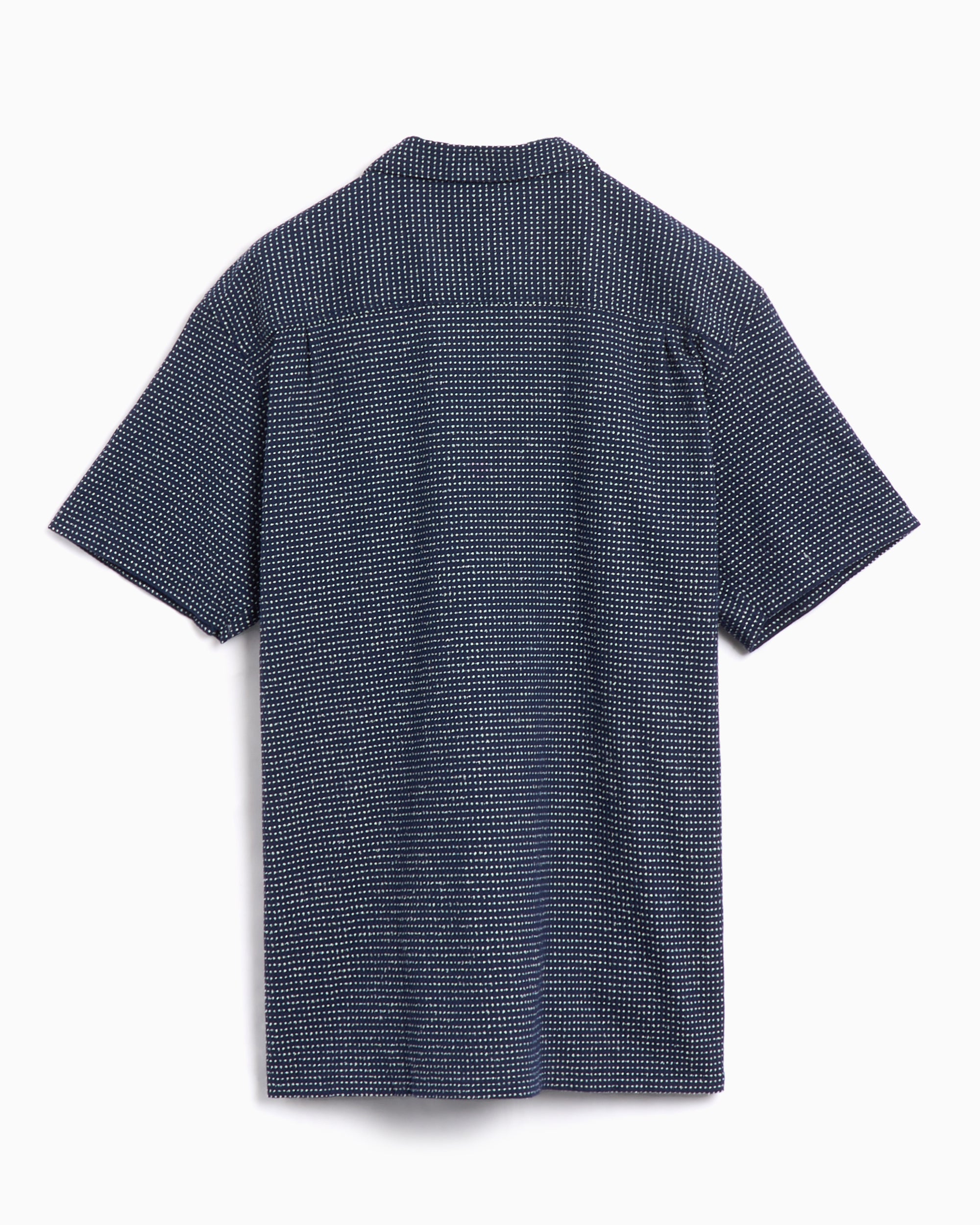 Shirts YMC Malick Men's Short Sleeve Shirt Men's Shirt - P2YAW-BLUE/WHITE