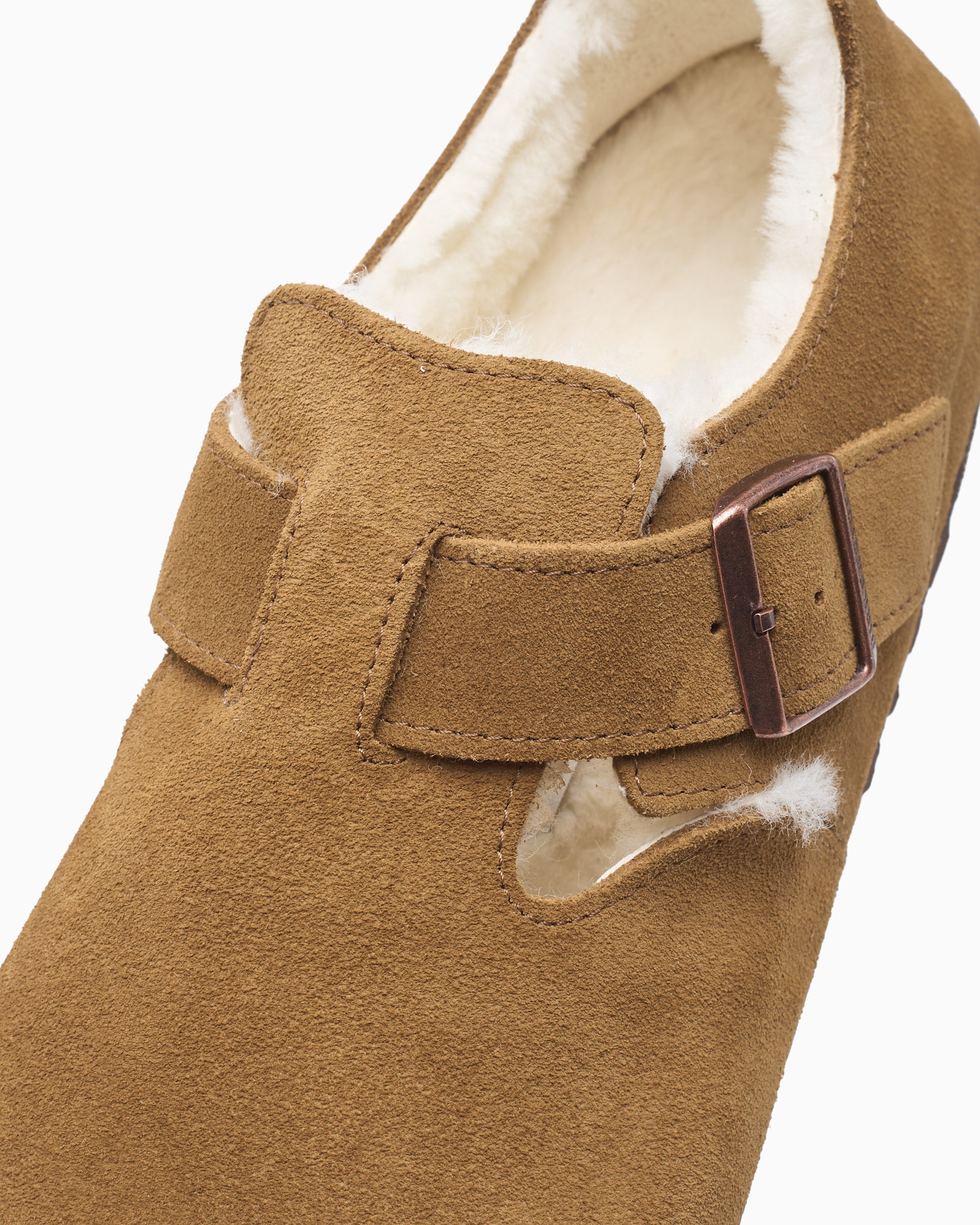 Shoes BIRKENSTOCK London Shearling Suede Regular Men's Shoes - 1014962