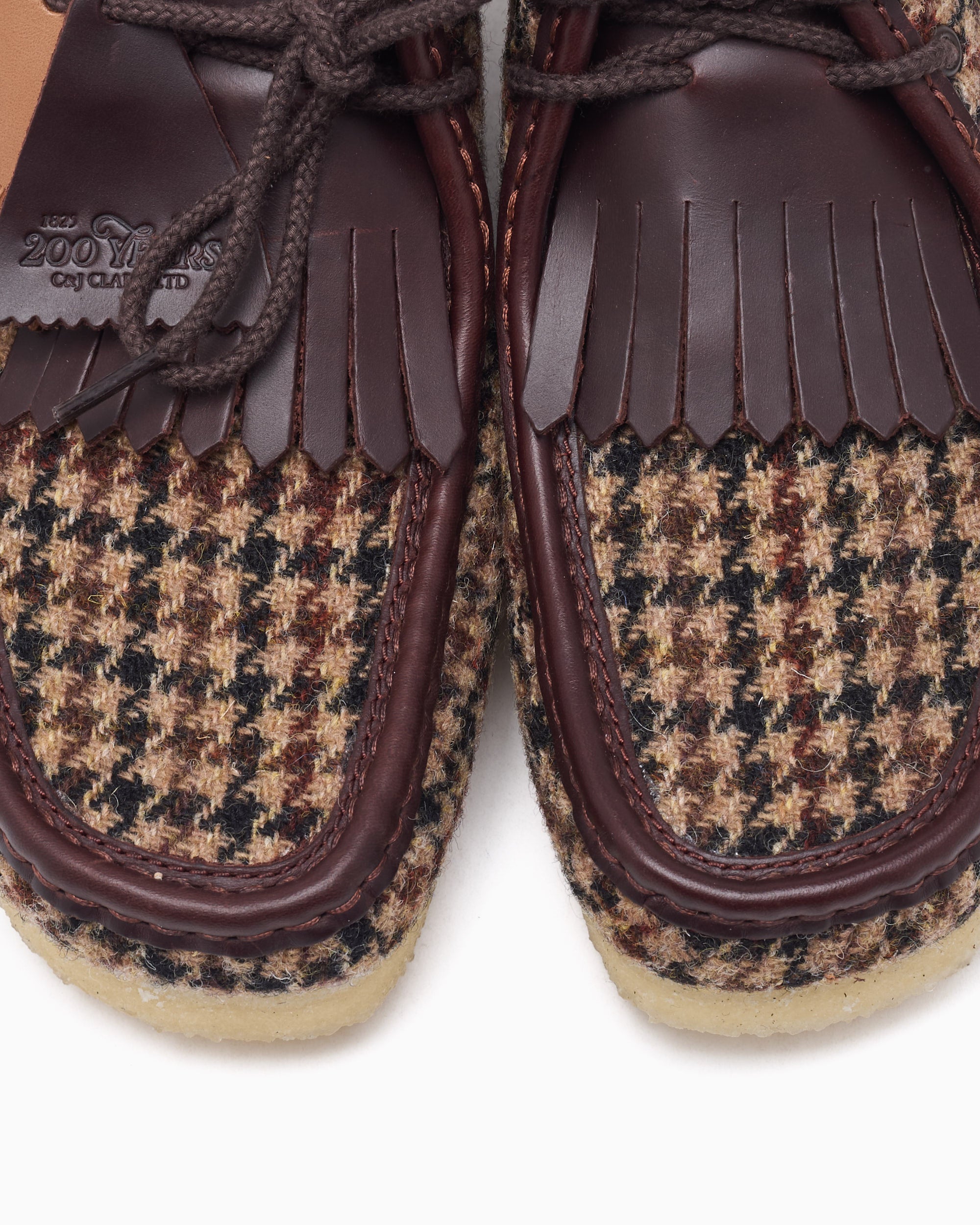 Shoes Clarks Wallabee Harris Tweed Pack Men's Shoes - 26182791