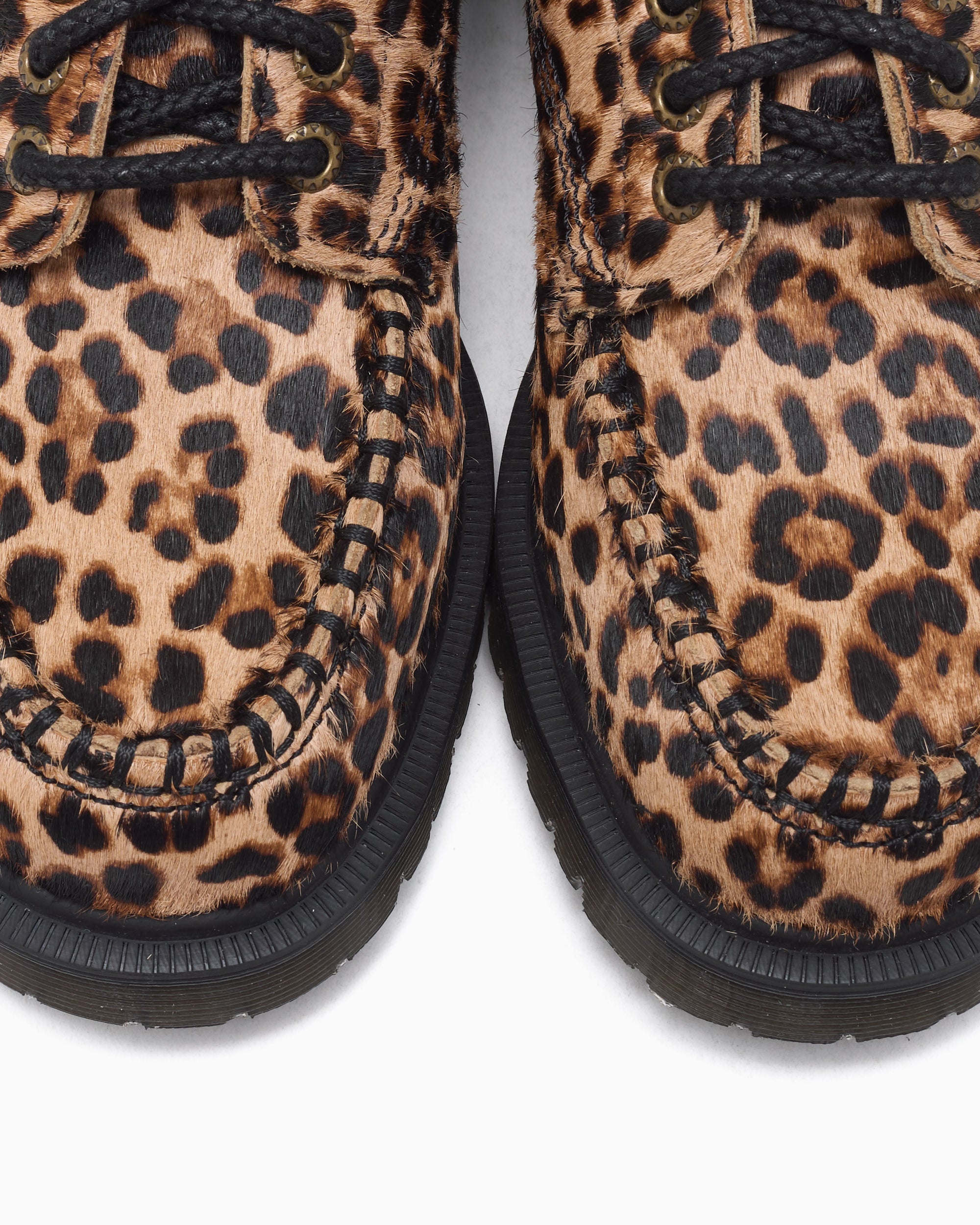 Shoes Dr. Martens Lowell Archive Leopard Hair On Unisex Shoes - 42721200