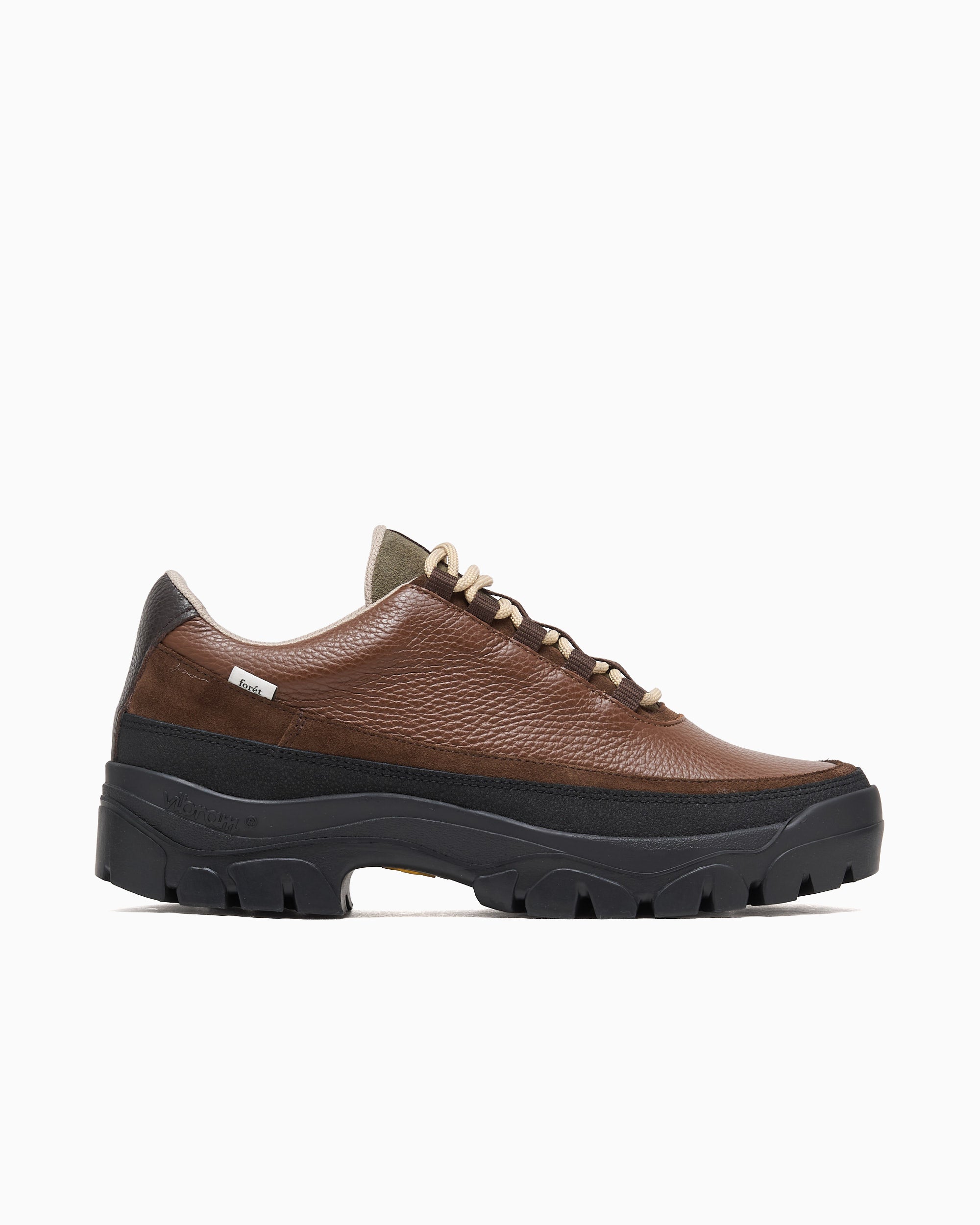 Shoes Forét x Tarvas Easy Hiker Vibram Leather Men's Shoes - F8501-BROWN