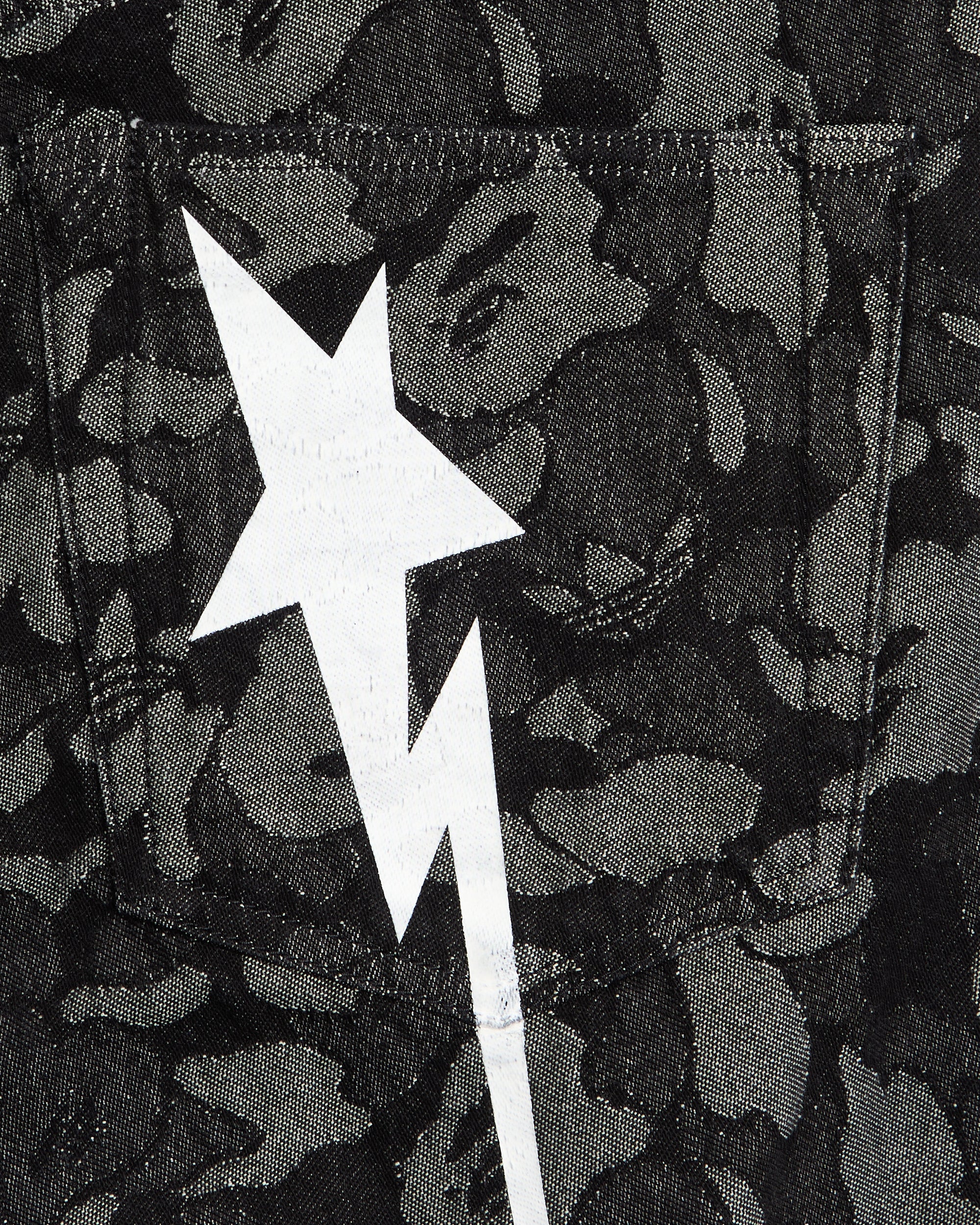 adidas Originals x BAPE Shark Denim Jorts Relaxed Korte Broek voor her