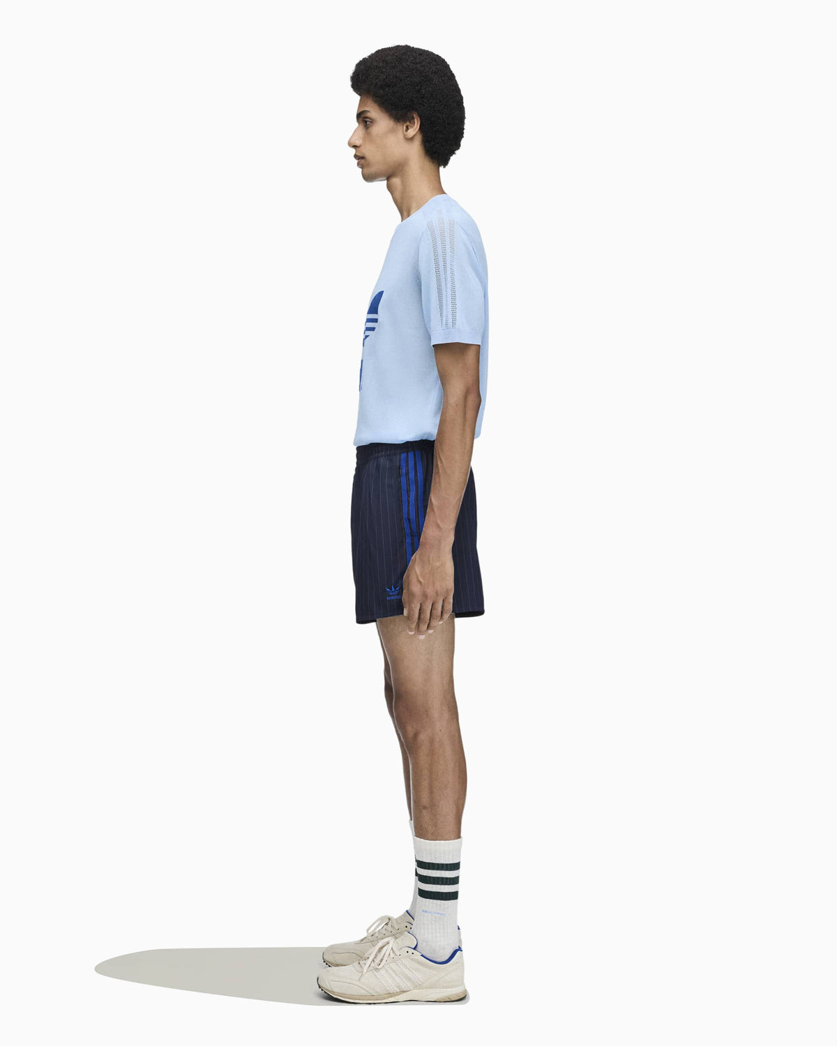 Shorts adidas Originals x Wales Bonner Pinstripe Men's Shorts - HY5020