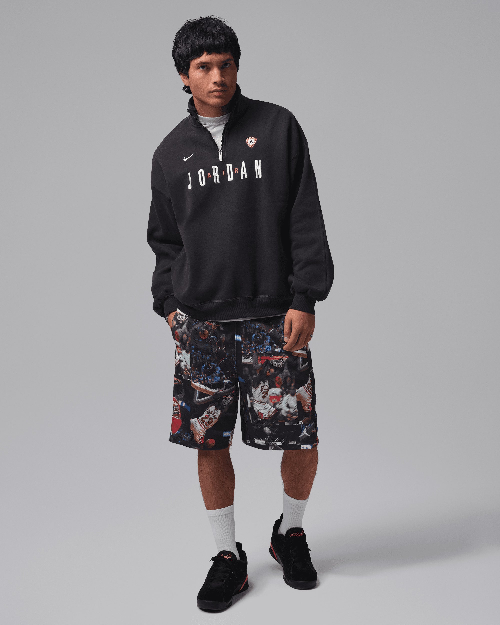 Shorts Jordan Flight Cat Scratch Oversize Men's Shorts - IF1841-010