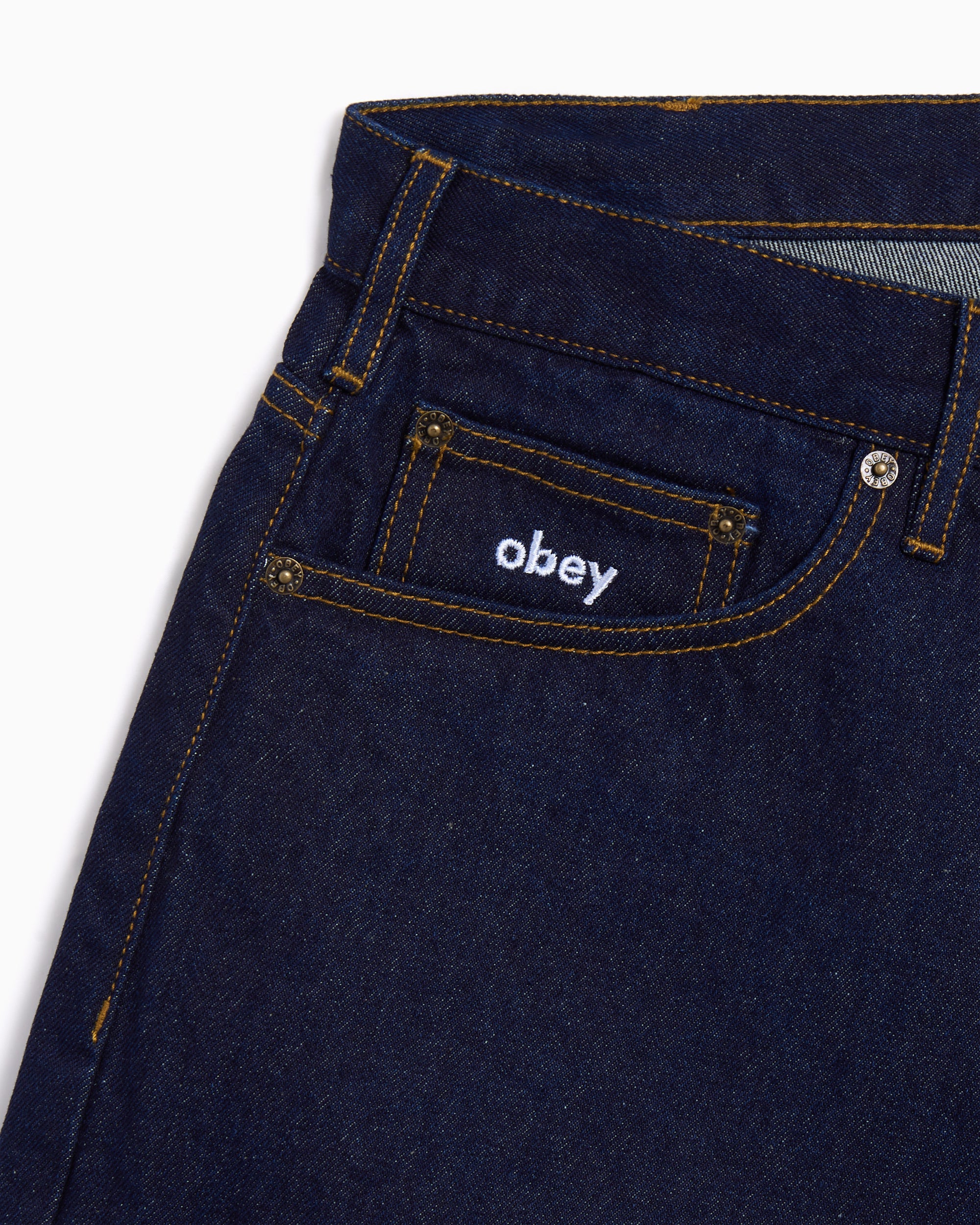 Shorts OBEY Clothing Bigwig Denim Relaxed Men's Shorts - 172100090-RID