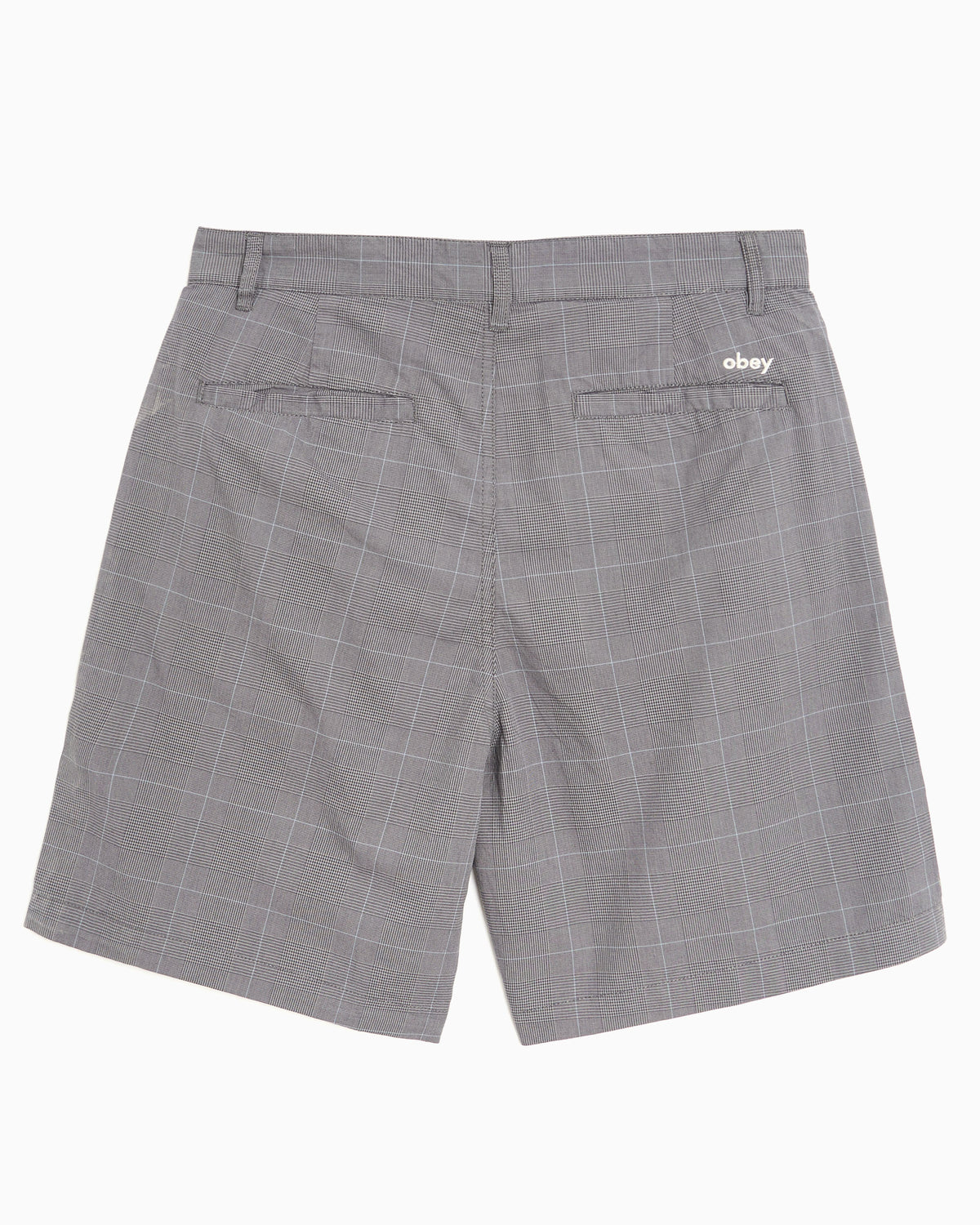 Shorts OBEY Clothing Olivia Checkered Relaxed Women's Chino Pants - 272100060-GRY