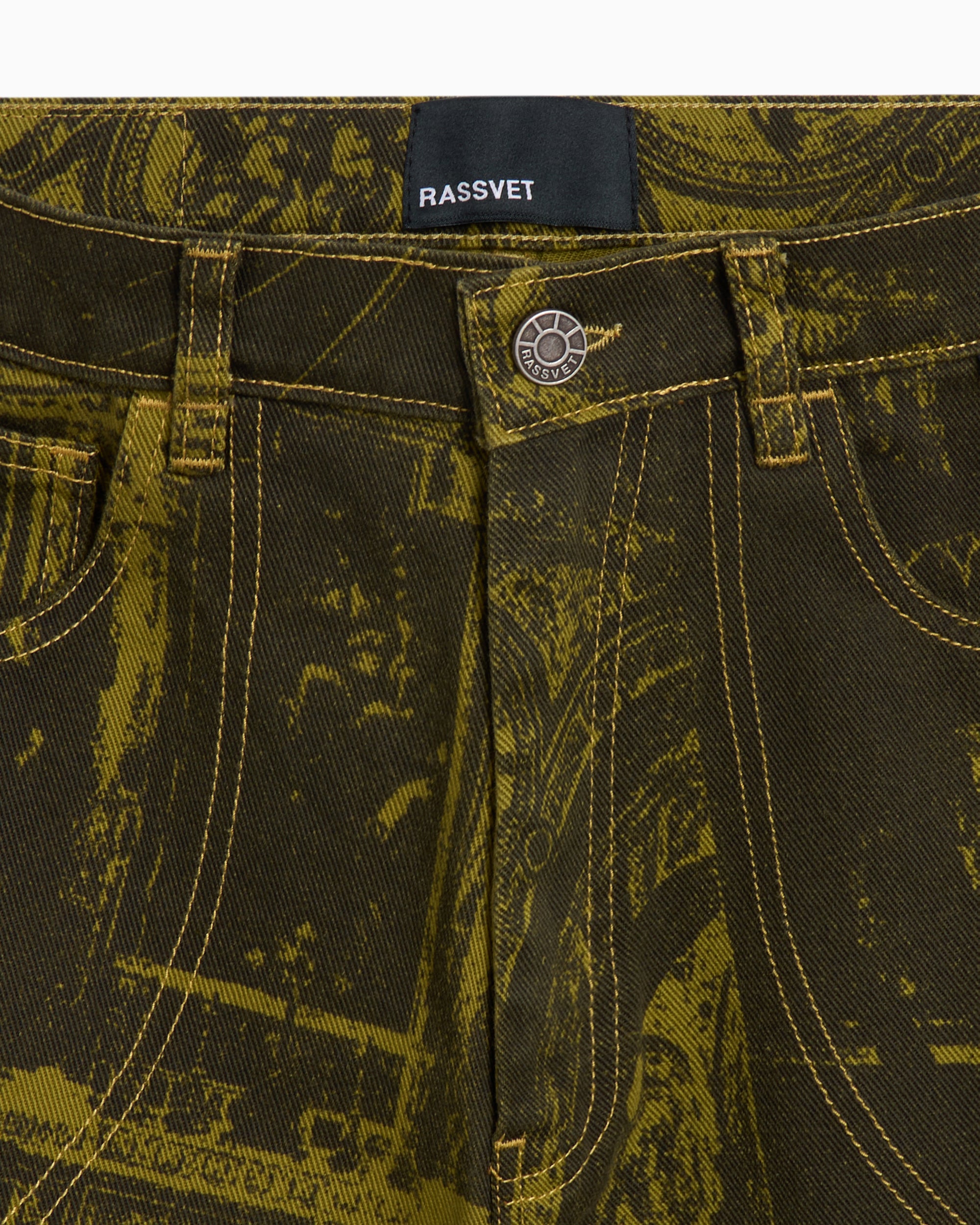 Shorts Rassvet Castle Printed Men's Denim Shorts​ Men's Shorts - PACC16P014-1