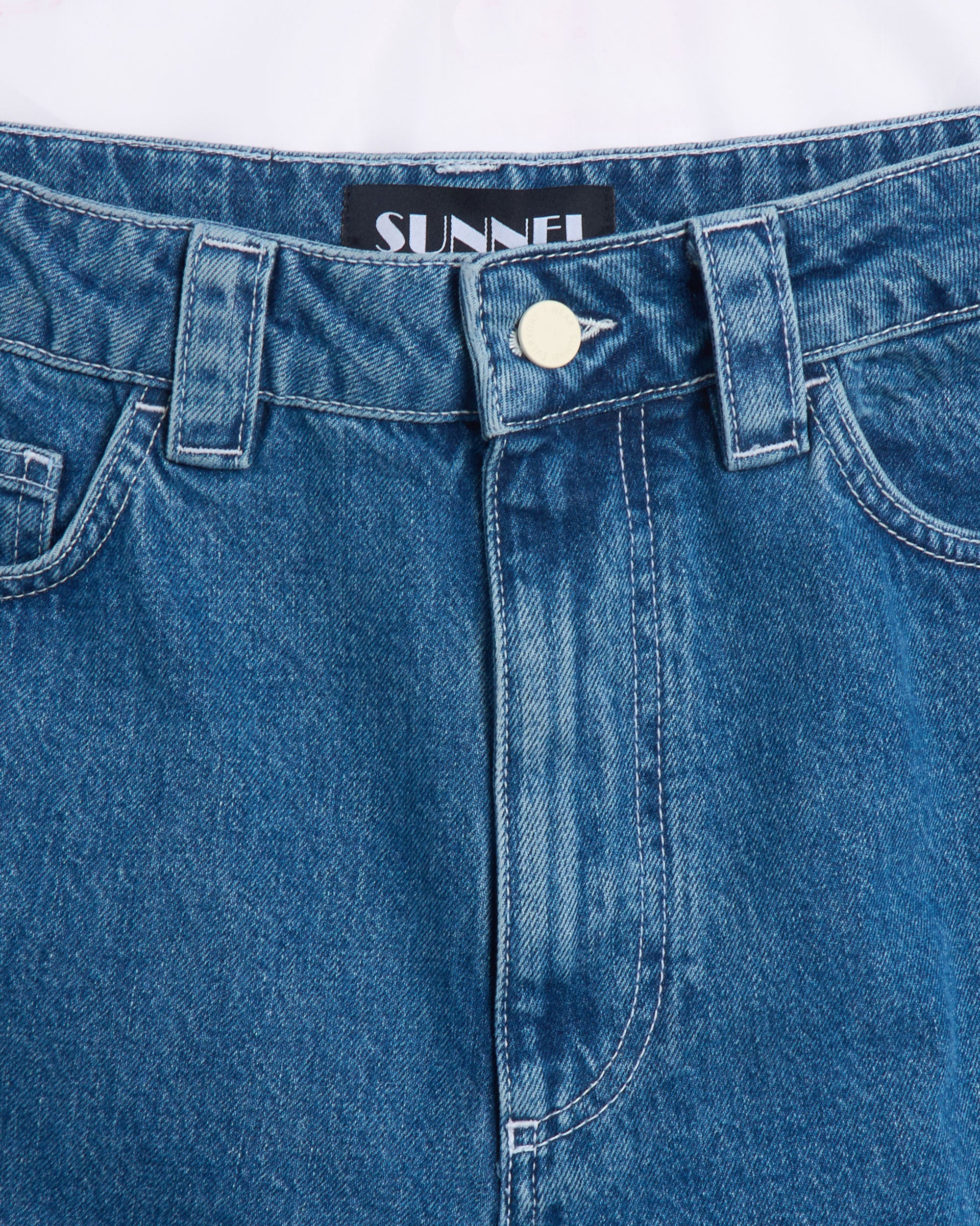 Shorts Sunnei Classic Men's Denim Shorts Relaxed Men's Shorts - RTWMBOT029-DEN015-8072
