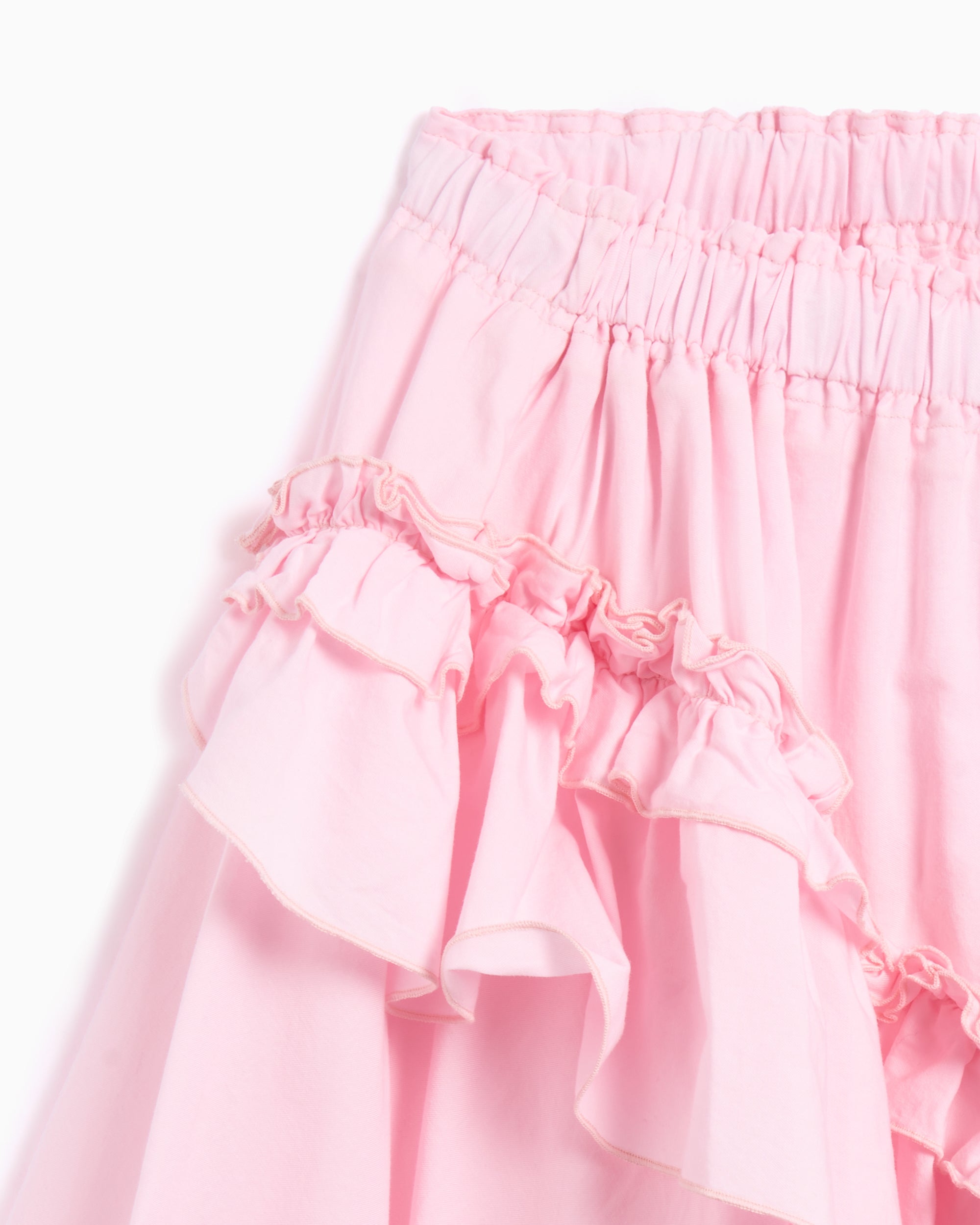 Skirts YMC Draped Relaxed Women's Mid-Length Skirt - Q3YMA-LIGHTPINK