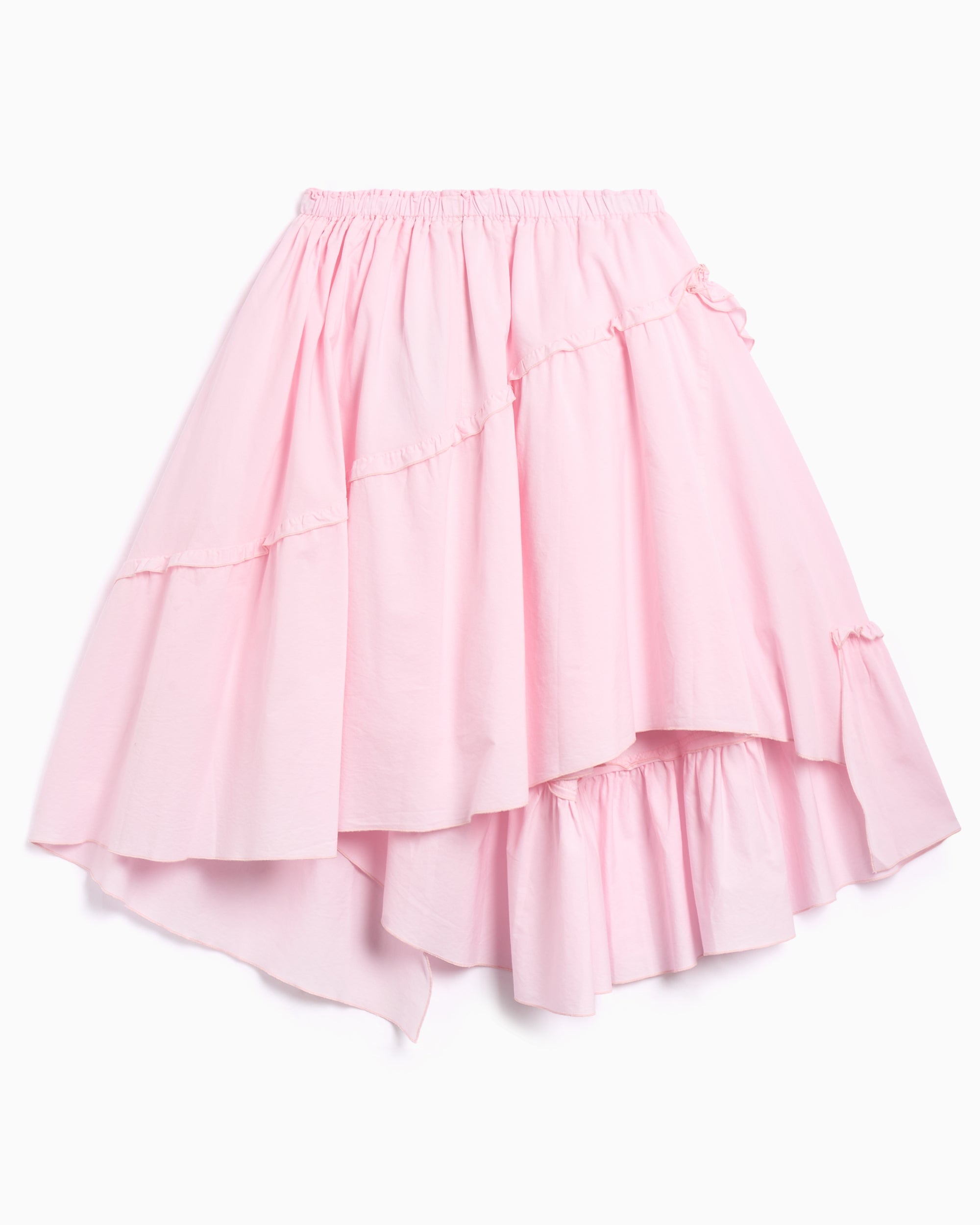 Skirts YMC Draped Relaxed Women's Mid-Length Skirt - Q3YMA-LIGHTPINK