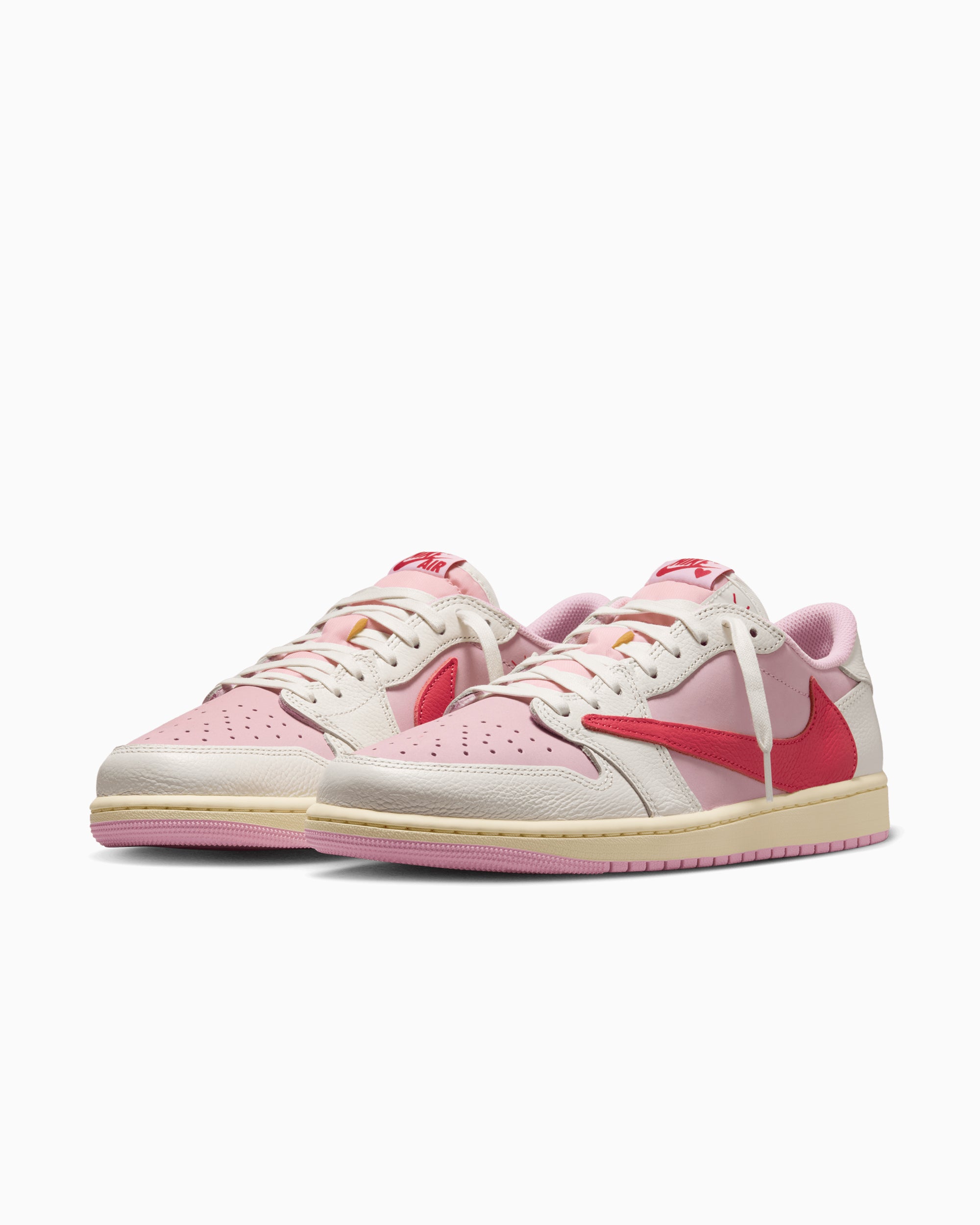 靴 Travis Scott PS Jordan 1 Tropical Pink Air Jordan x Travis Scott 1 Low Retro 