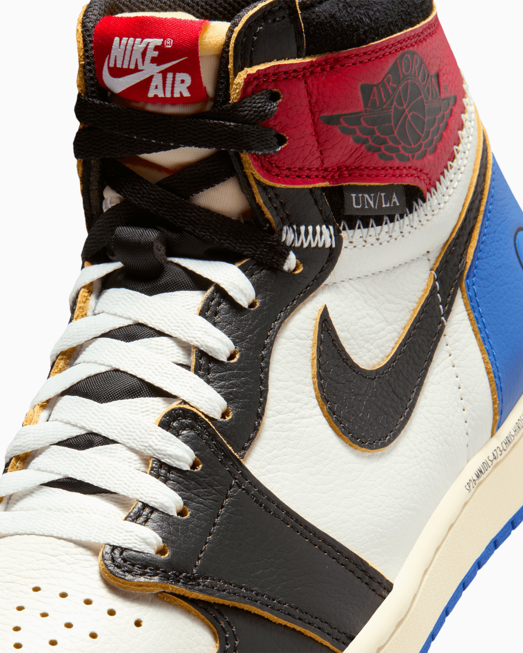 Jordan×Union×Fragment AIRロゴXS 大きめ Air Jordan x Union LA x Fragment Design 1 Retro High OG