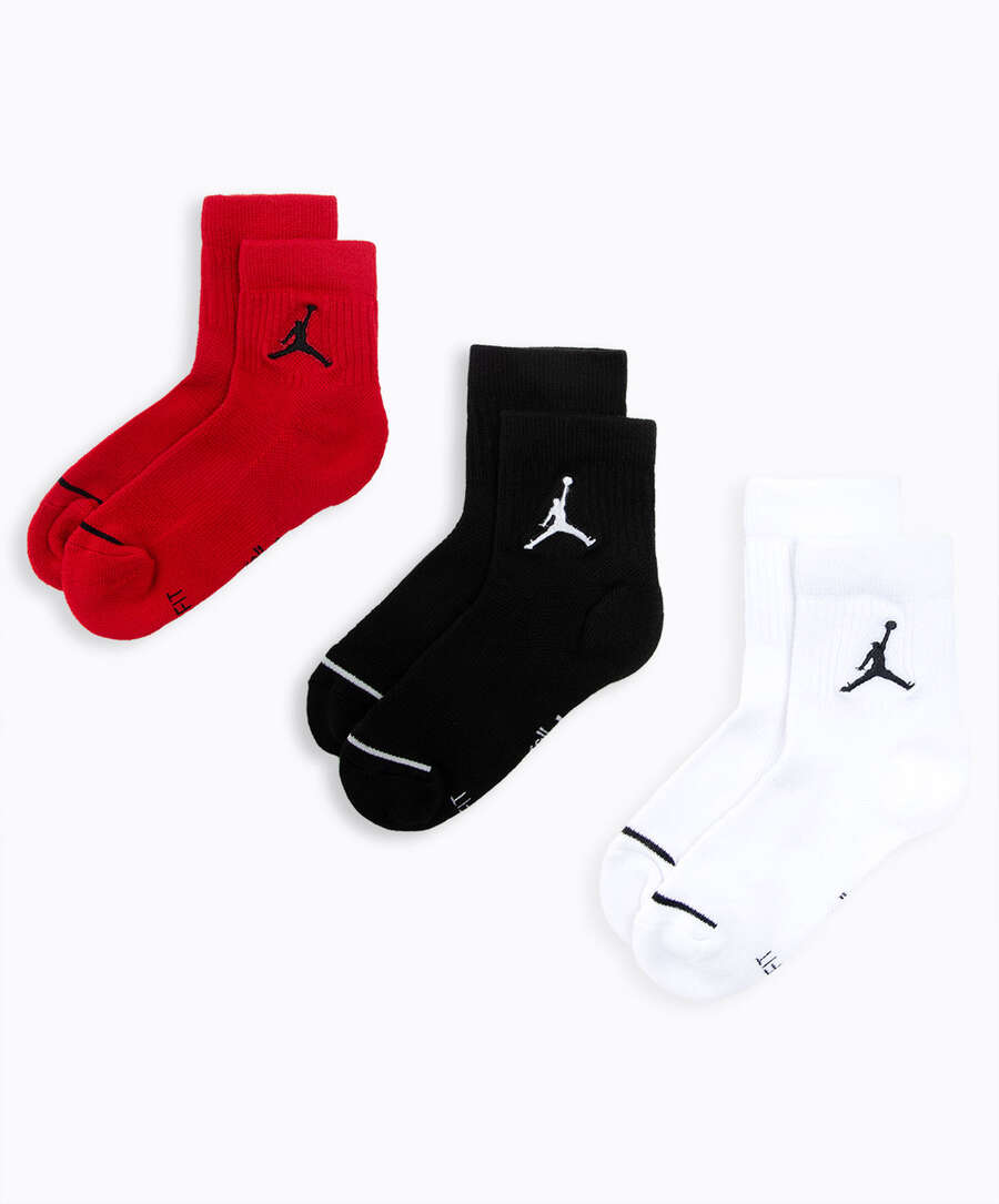 Socks Jordan High-Intensity Quarter (Pack de 3) Unisex Socks - SX5544-011