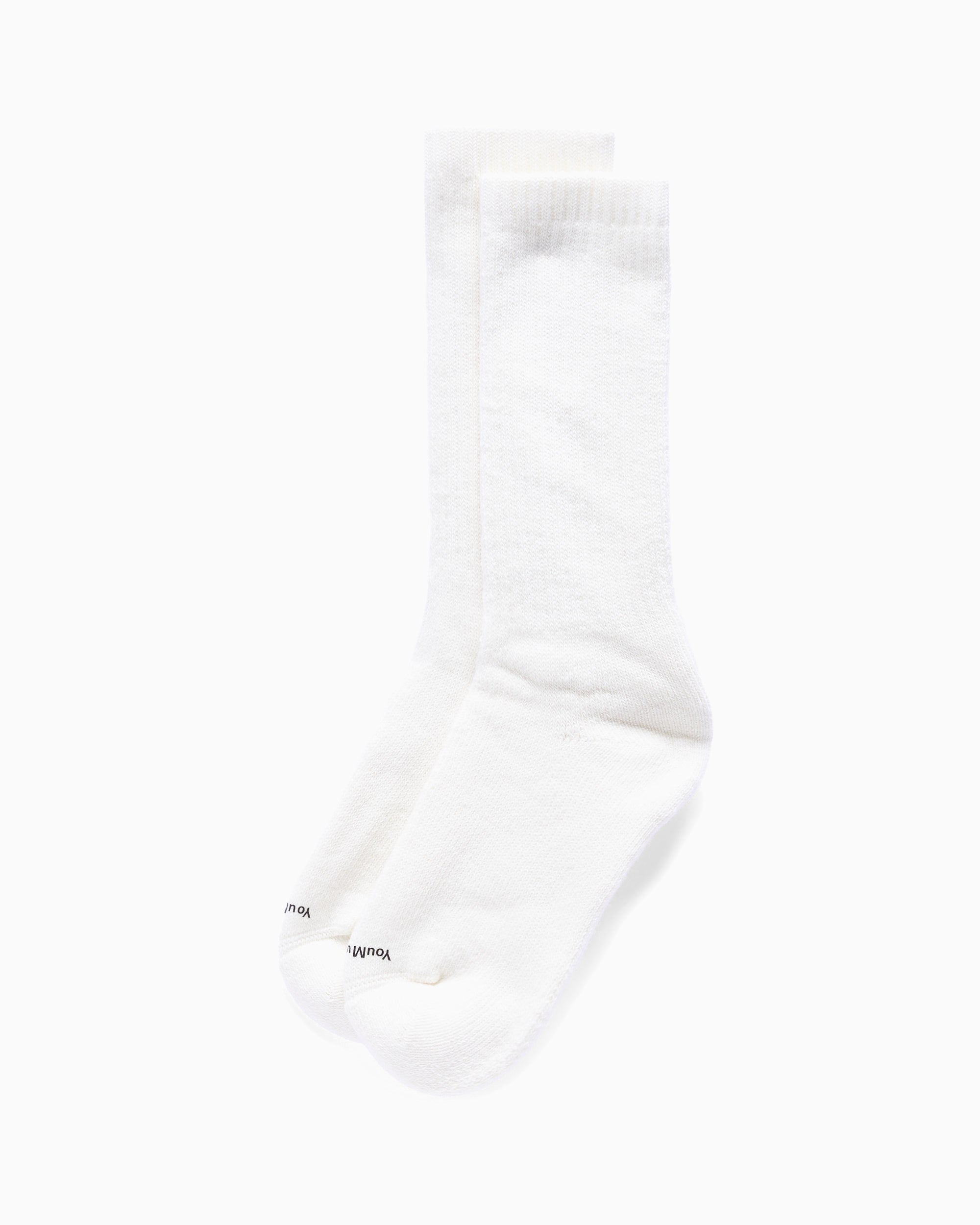 Socks YMC Earth Solid Unisex Socks - PPAZB-WHITE