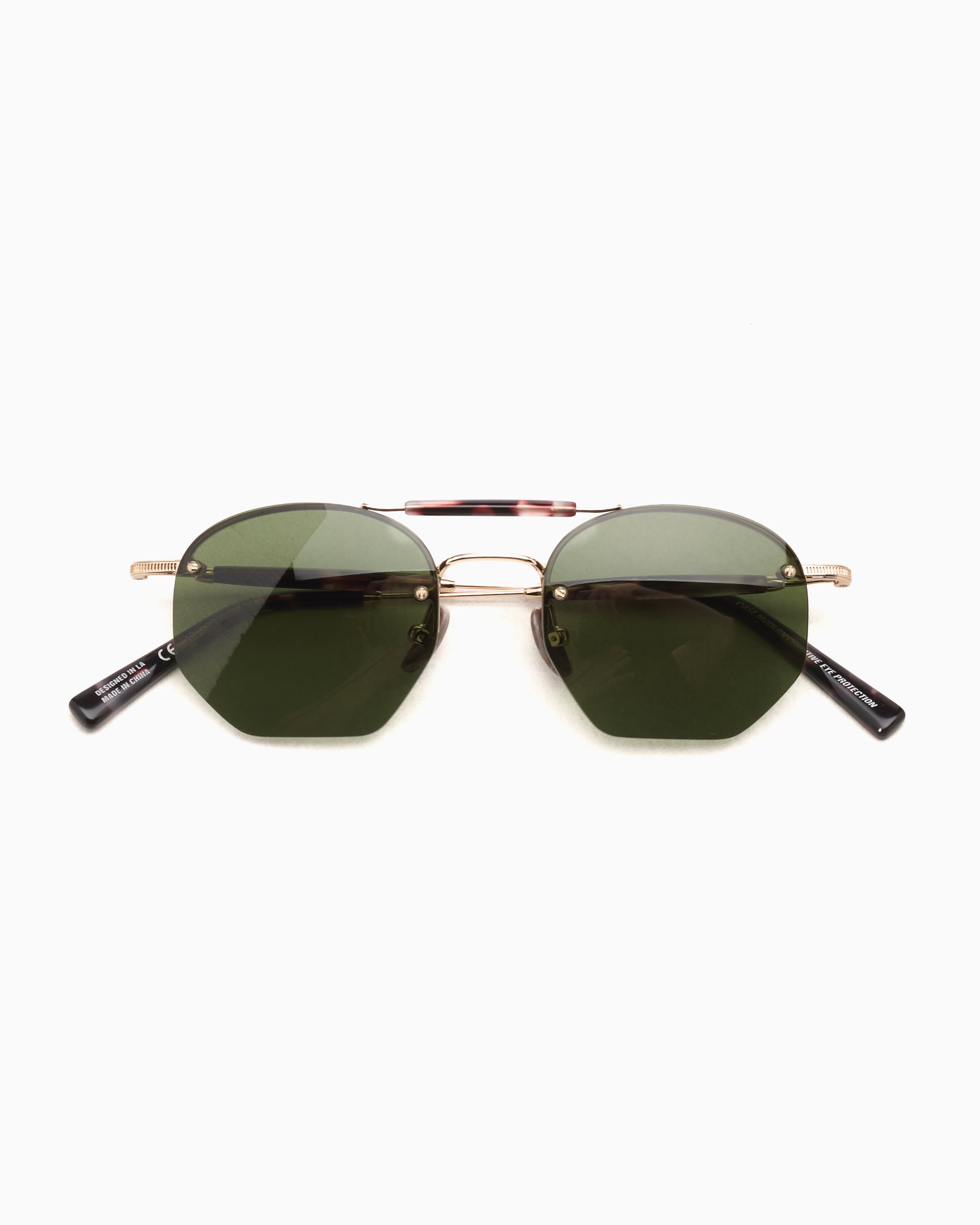 Sunglasses Brain Dead Kaz Post Modern Unisex Sunglasses - F24AO10041-GOLD