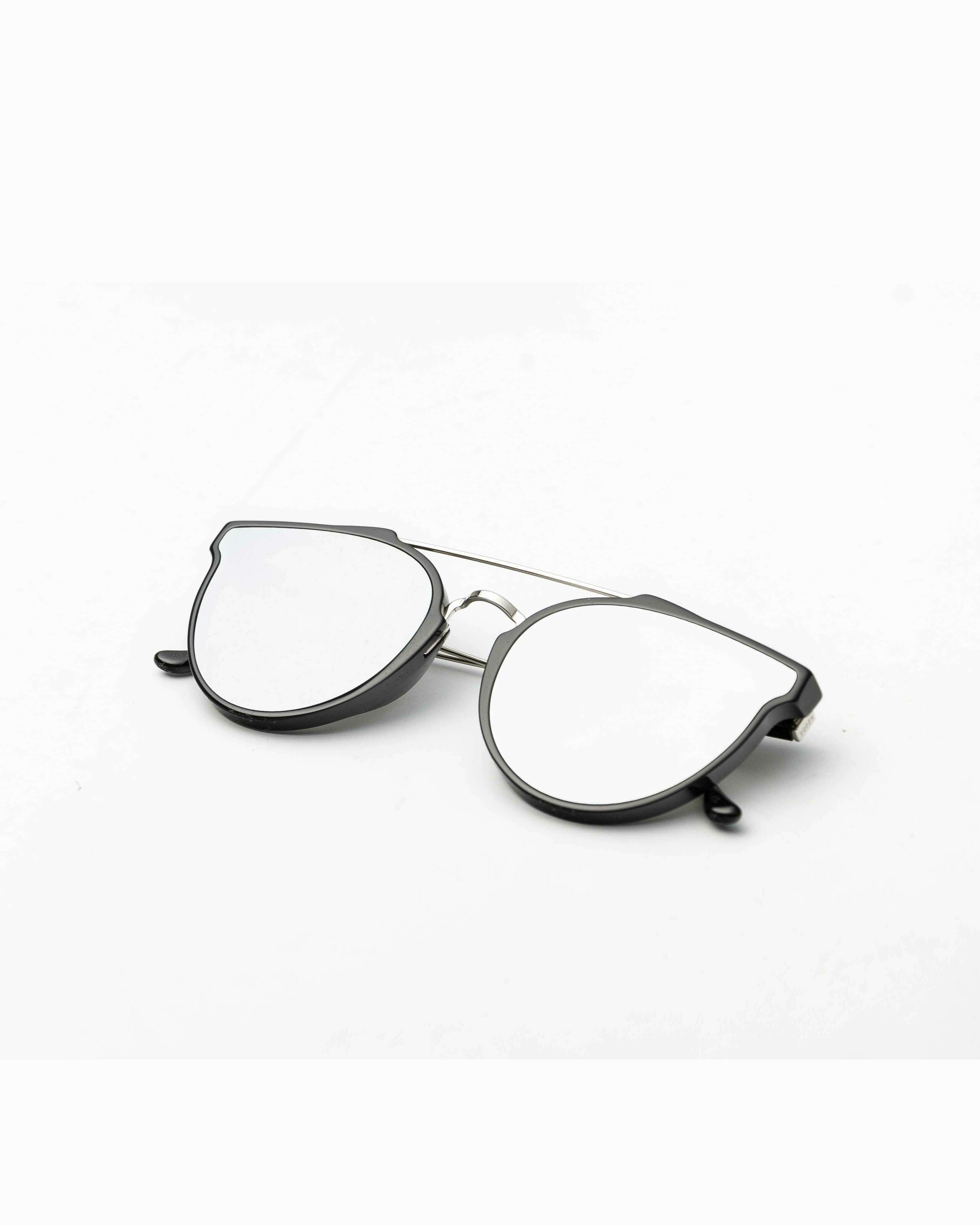 Sunglasses Gafas de Sol Super by RetroSuperFuture Giaguaro plata y negro Men's Sunglasses - EKK
