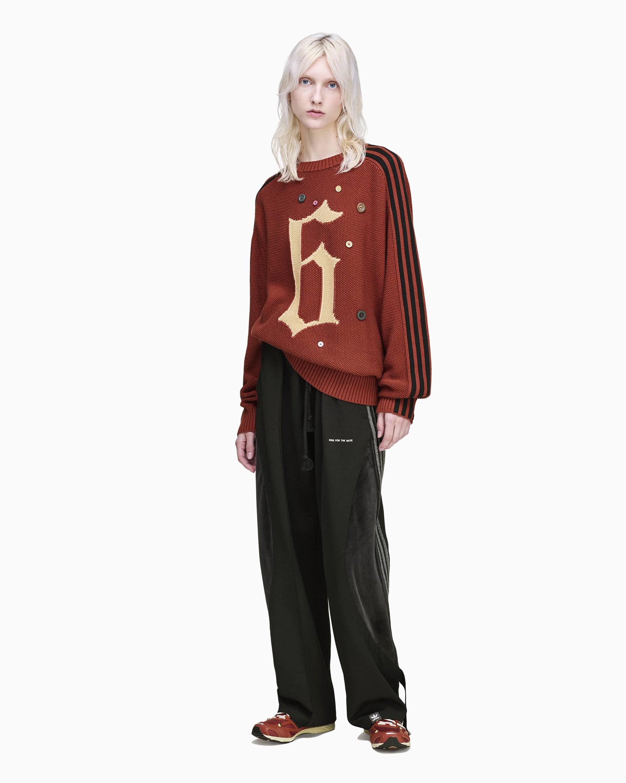 Sweaters adidas Originals x Song For The Mute 006 Graphic Relaxed Unisex Sweater - KC0327