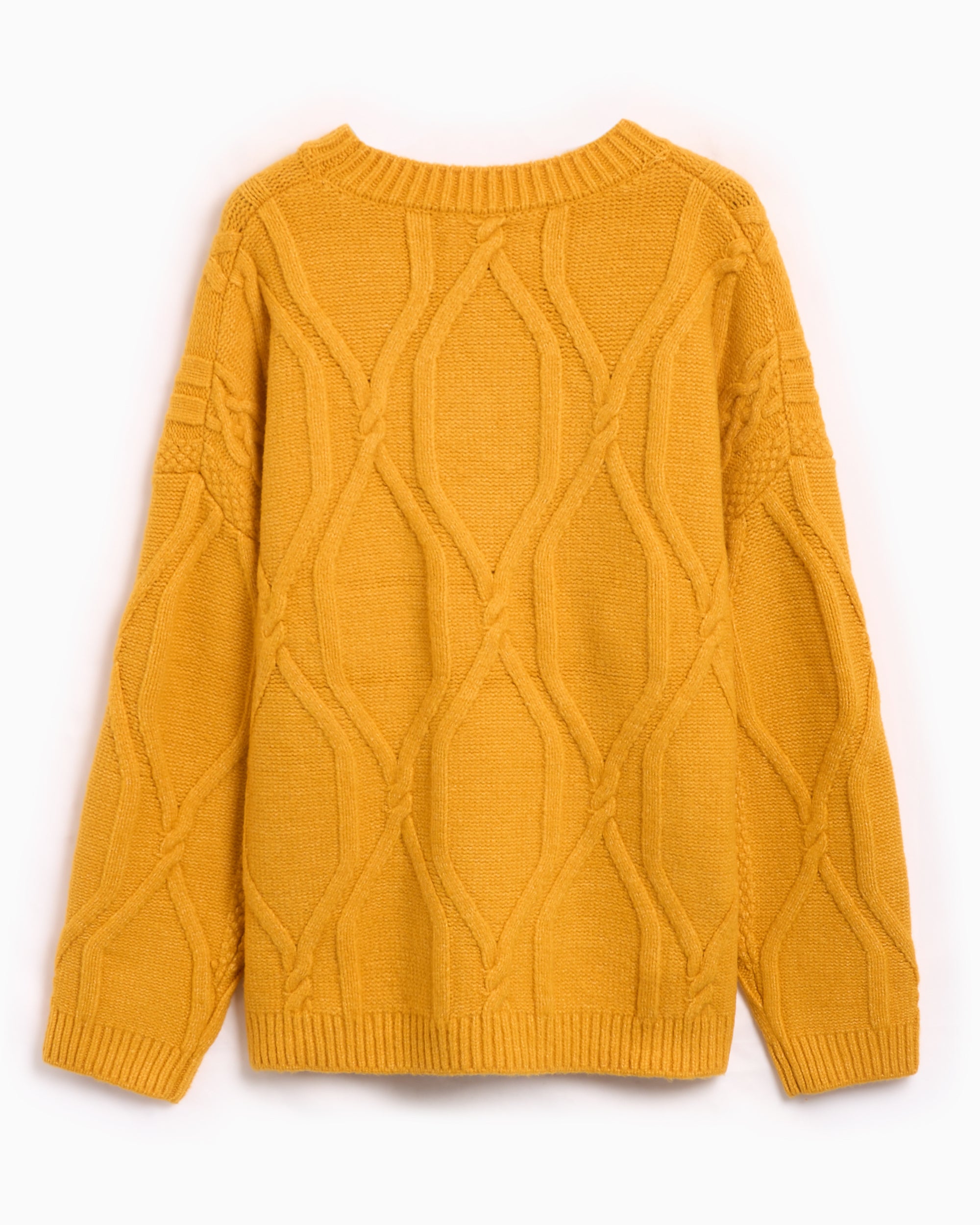 Sweaters F/CE.® F/CE. Cabstrech Men's Knit Sweater Relaxed Men's Sweater - FST11242U0002-Yellow