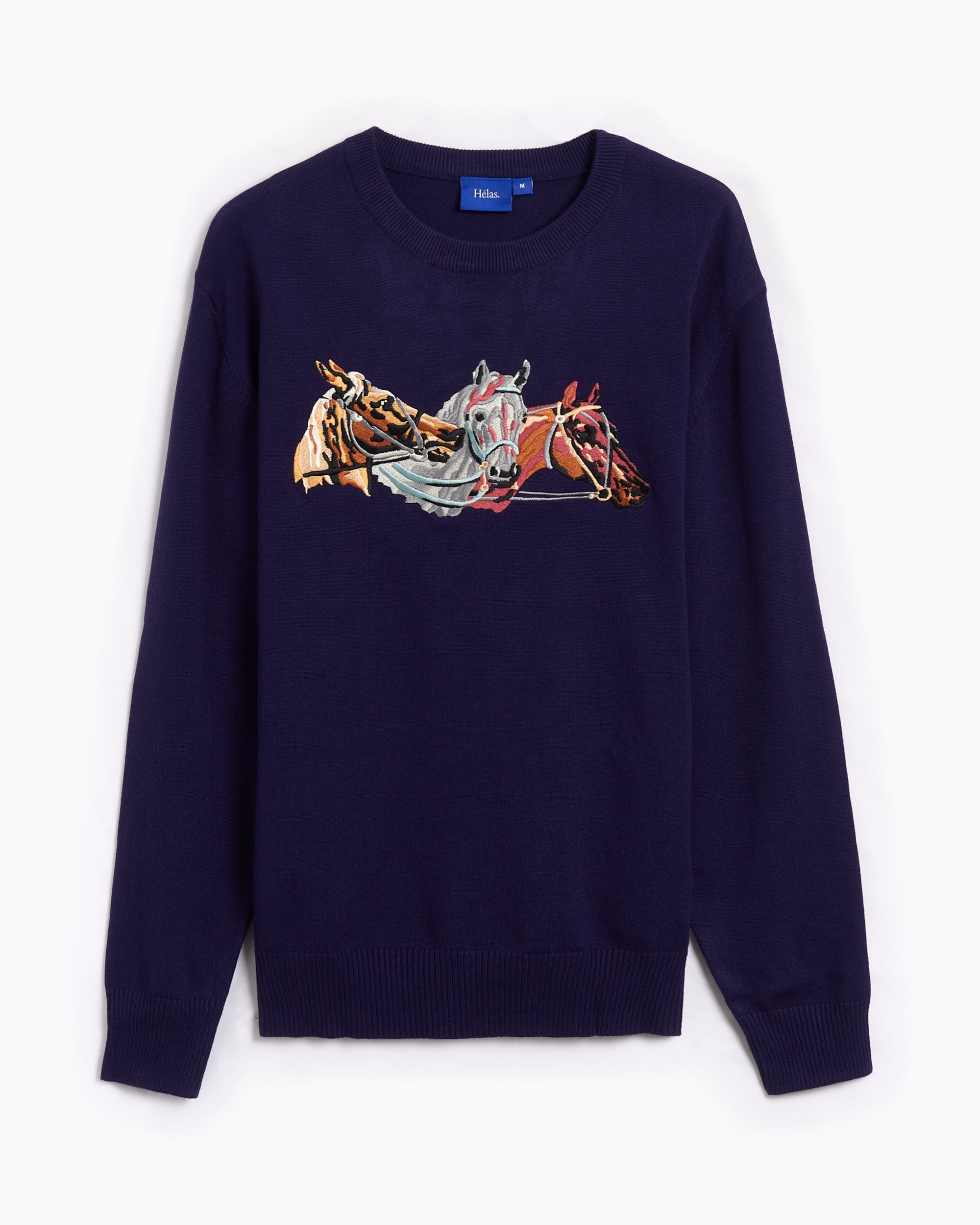 Sweaters Hélas. Horses Graphic Men's Sweater - A05S3D1KNTCRW02
