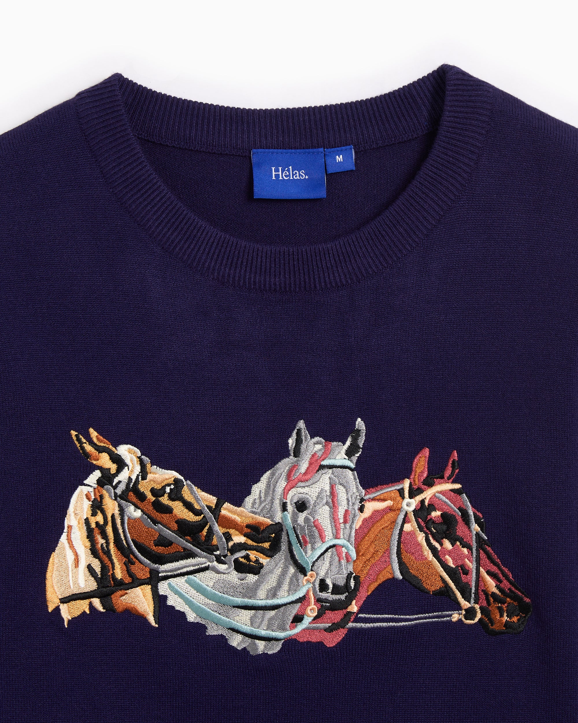 Sweaters Hélas. Horses Graphic Men's Sweater - A05S3D1KNTCRW02