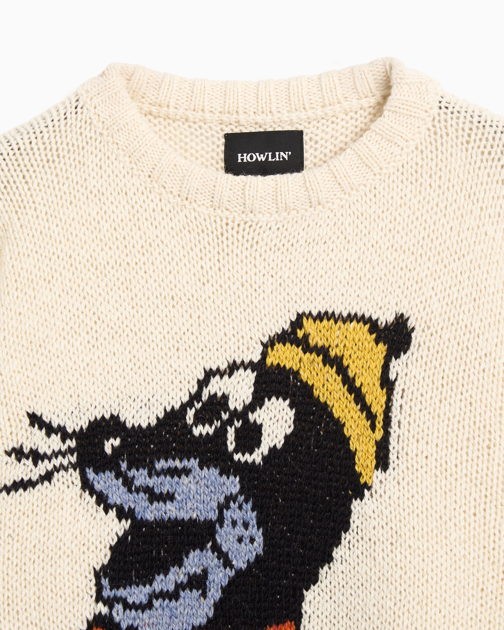 Sweaters Howlin' My New Best Friend Graphic Relaxed Men's Sweater - My-new-best-Friend