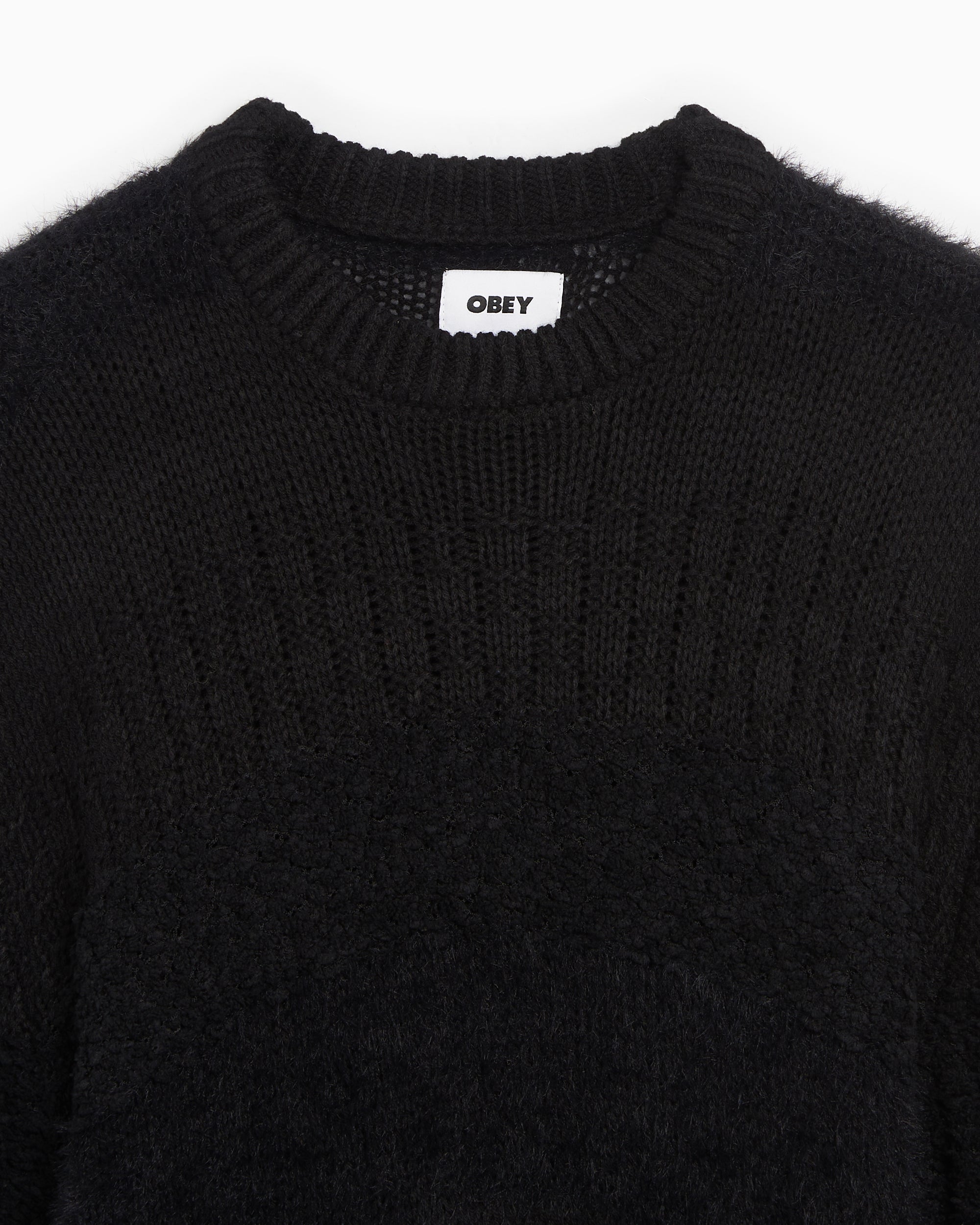 Sweaters OBEY Clothing Charles Men's Sweater Men's Sweater - 151000092-BKM