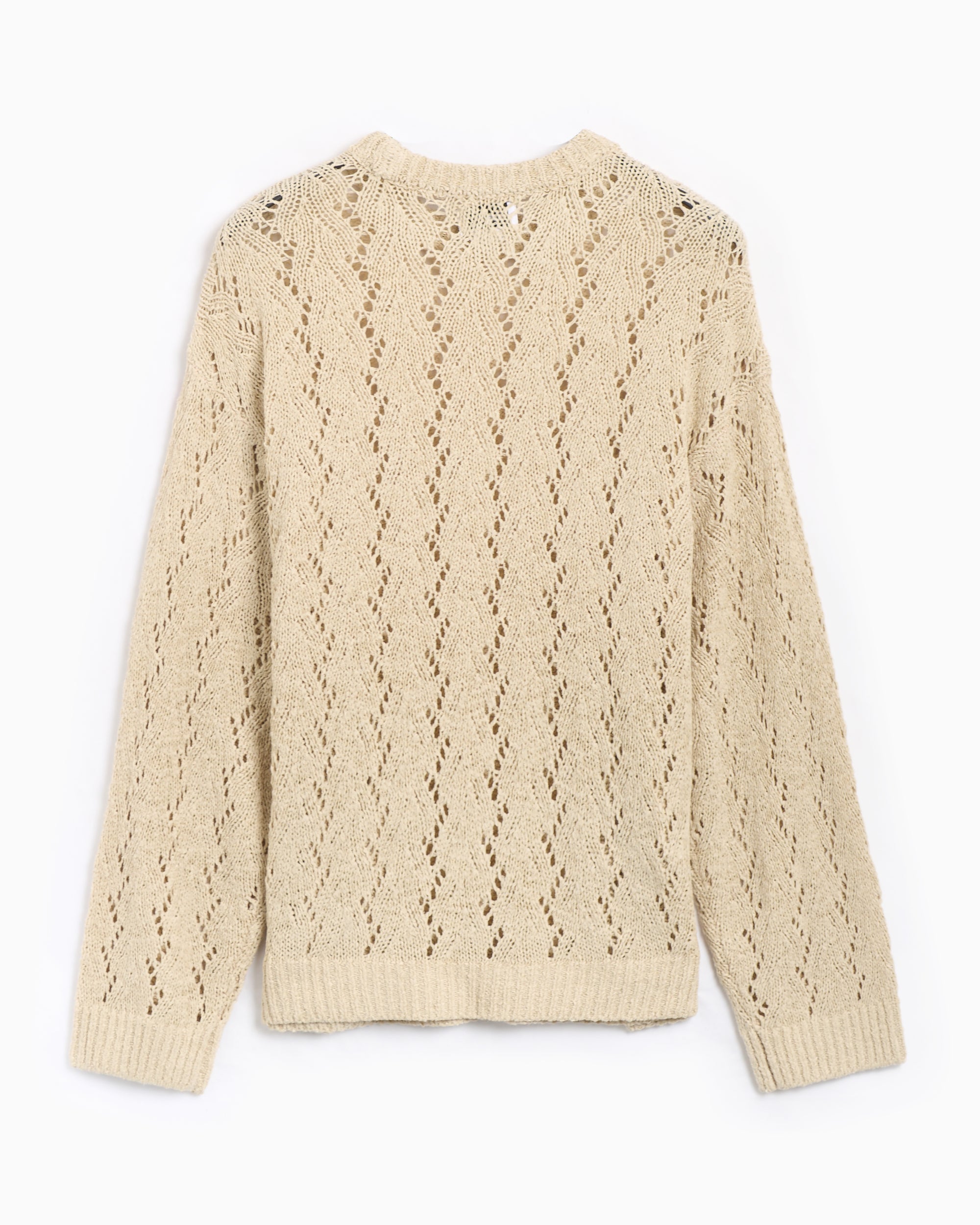 Sweaters OBEY Clothing Shimoda Tape Yarn Men's Sweater Men's Sweater - 151000099-NAT
