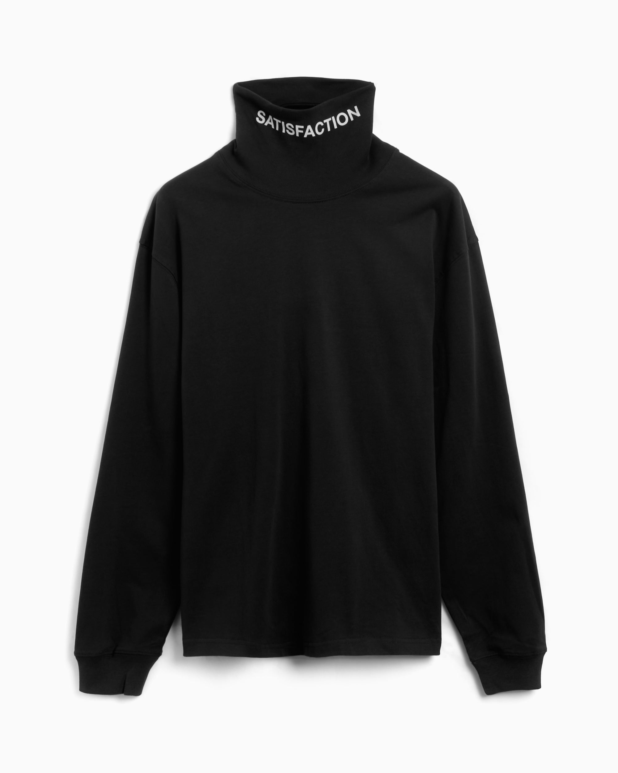 Sweaters Pleasures Satisfaction Men's Turtleneck Sweater Men's Sweater - P24W026-BLACK