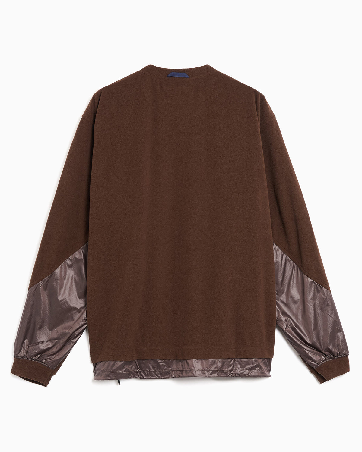 Sweaters Poliquant The Deformed L/S Micropolar Fabric With Pockets Relaxed Men's Sweater - 2602006-BROWN